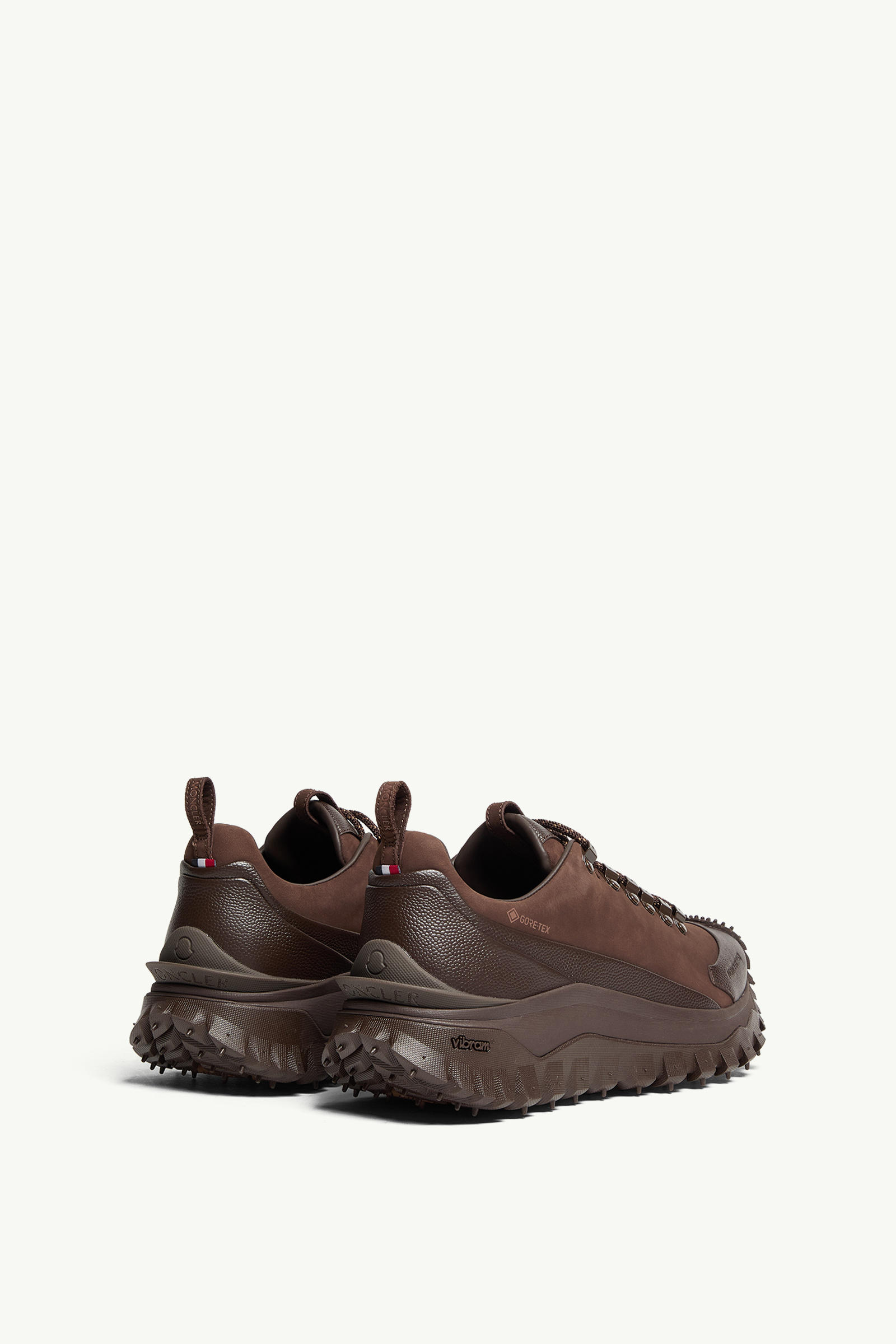 Trailgrip GTX Nubuck & Leather Trainers Men Brown Moncler 4