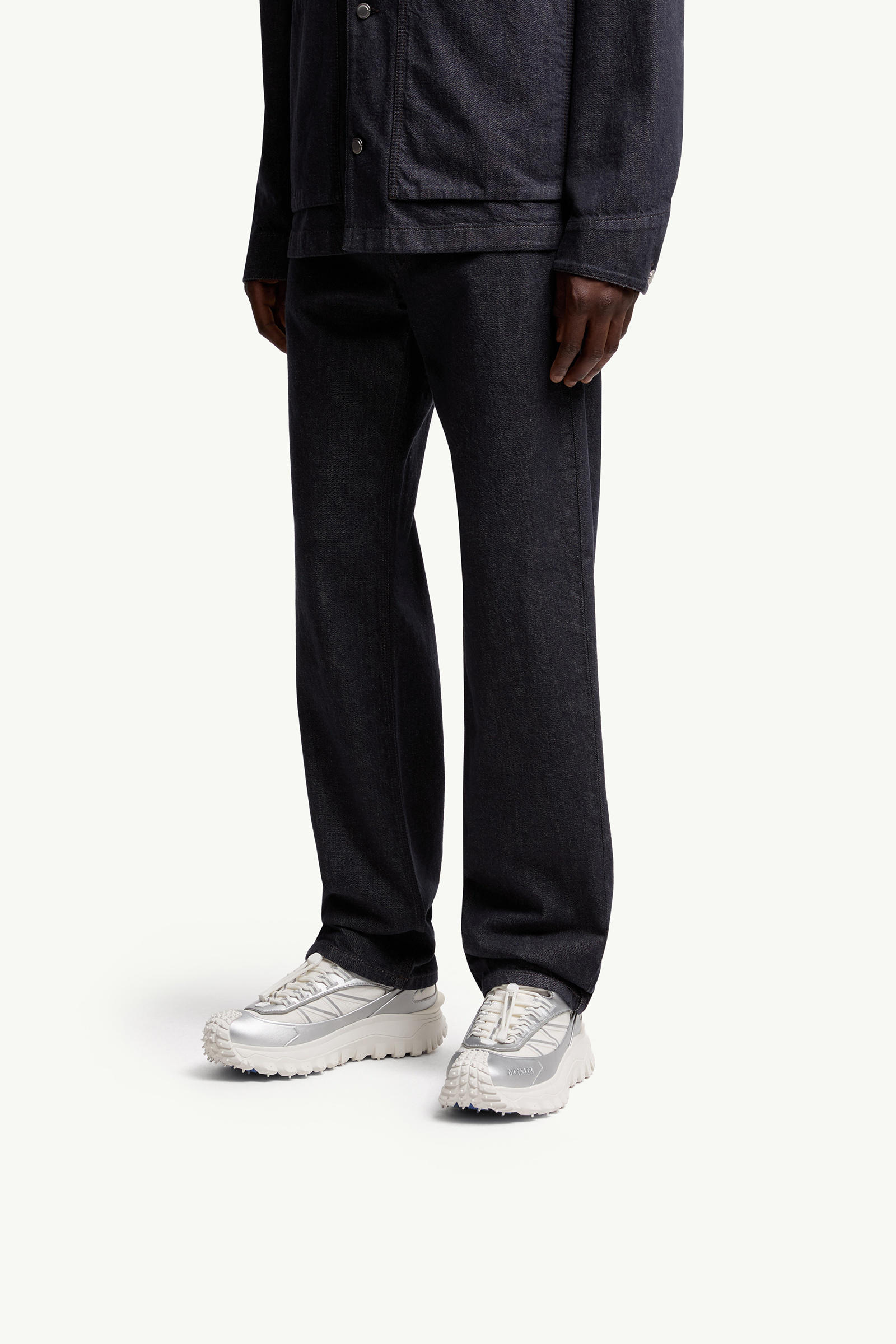 Sneakers Trailgrip GTX en cuir Hommes Argenté Moncler 1