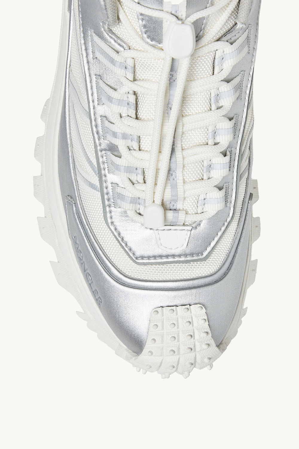 Trailgrip GTX Leather Trainers Men Silver Moncler 2