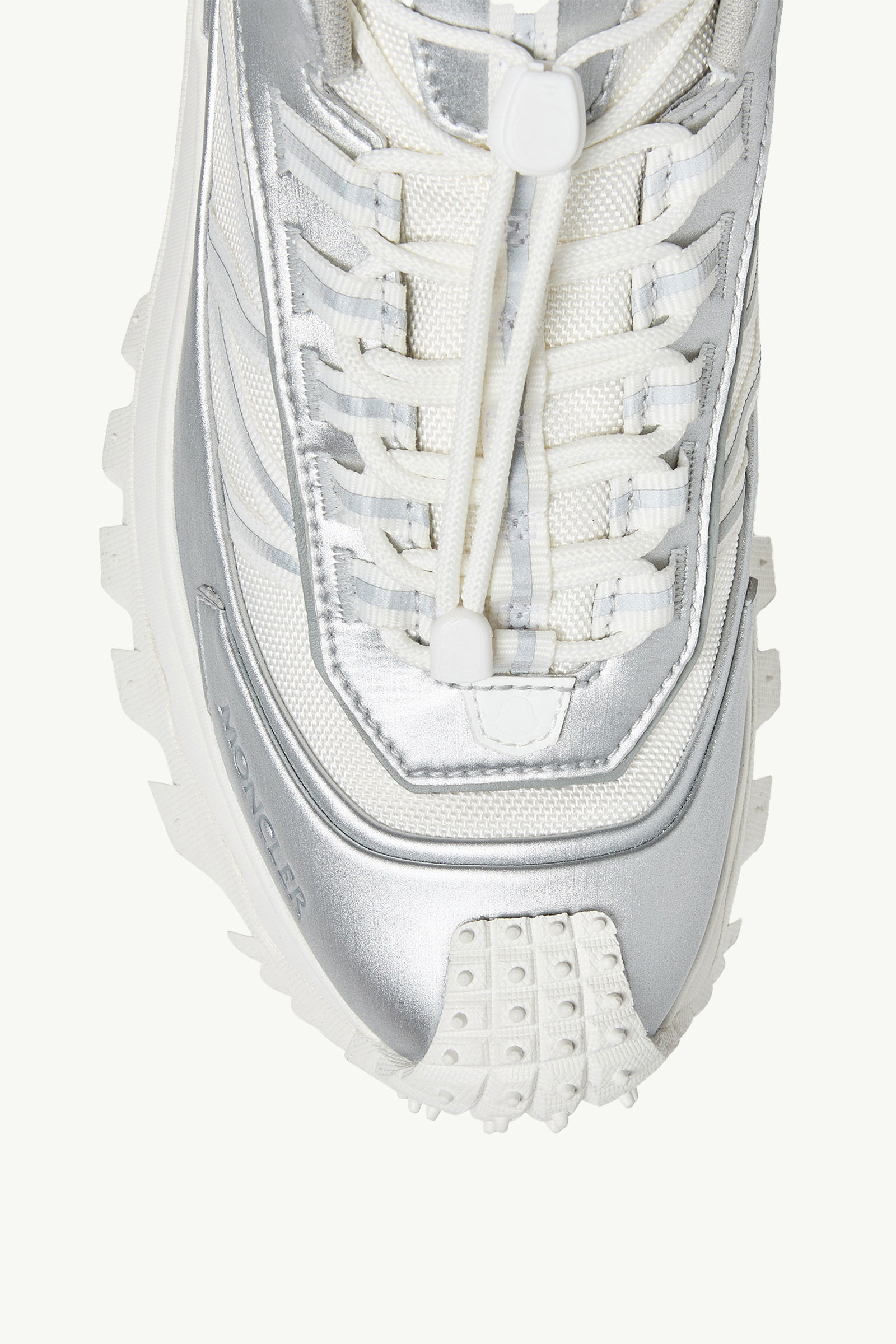 Trailgrip GTX Leather Trainers Men Silver Moncler 2