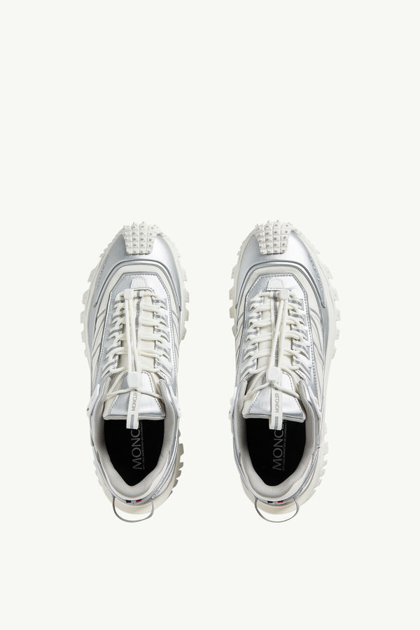 Trailgrip GTX Leather Trainers Men Silver Moncler 5