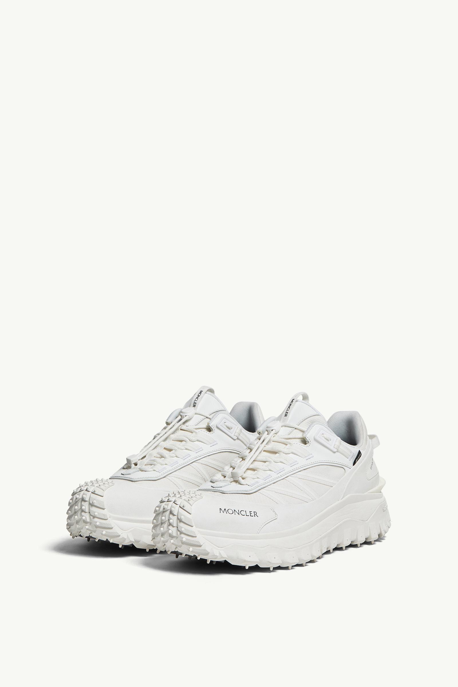 【関税&送料込】Moncler White Fabric Trailgrip Gtx Sneakers White Trailgrip GTX Sneakers - Sneakers for Men | Moncler CA