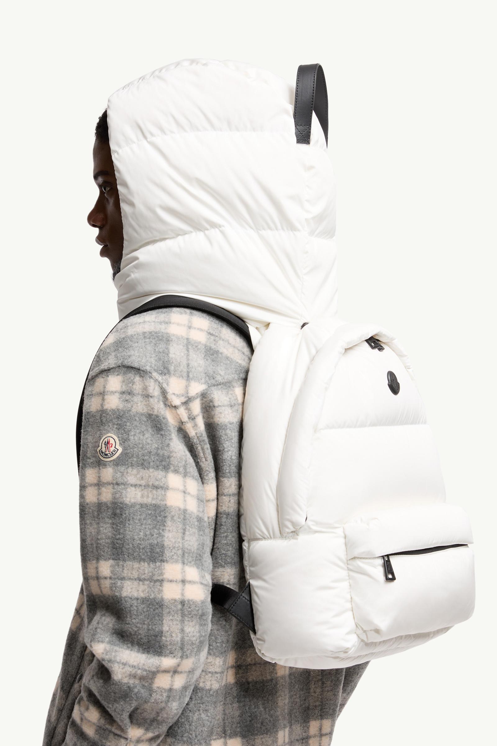 Caradoc Water-Repellent Backpack Men White Moncler 1
