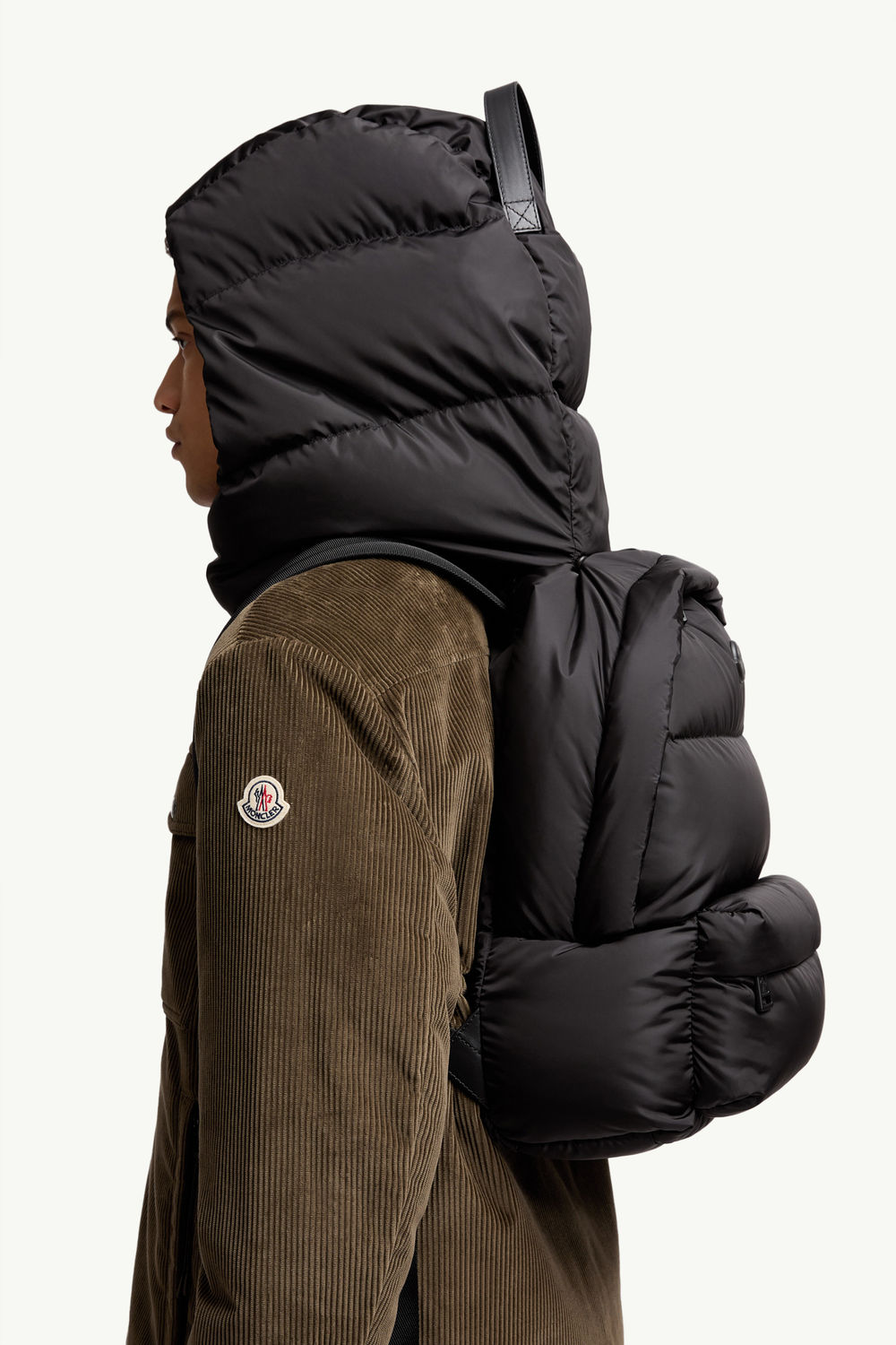 Caradoc Water-Repellent Backpack Men Black Moncler 1