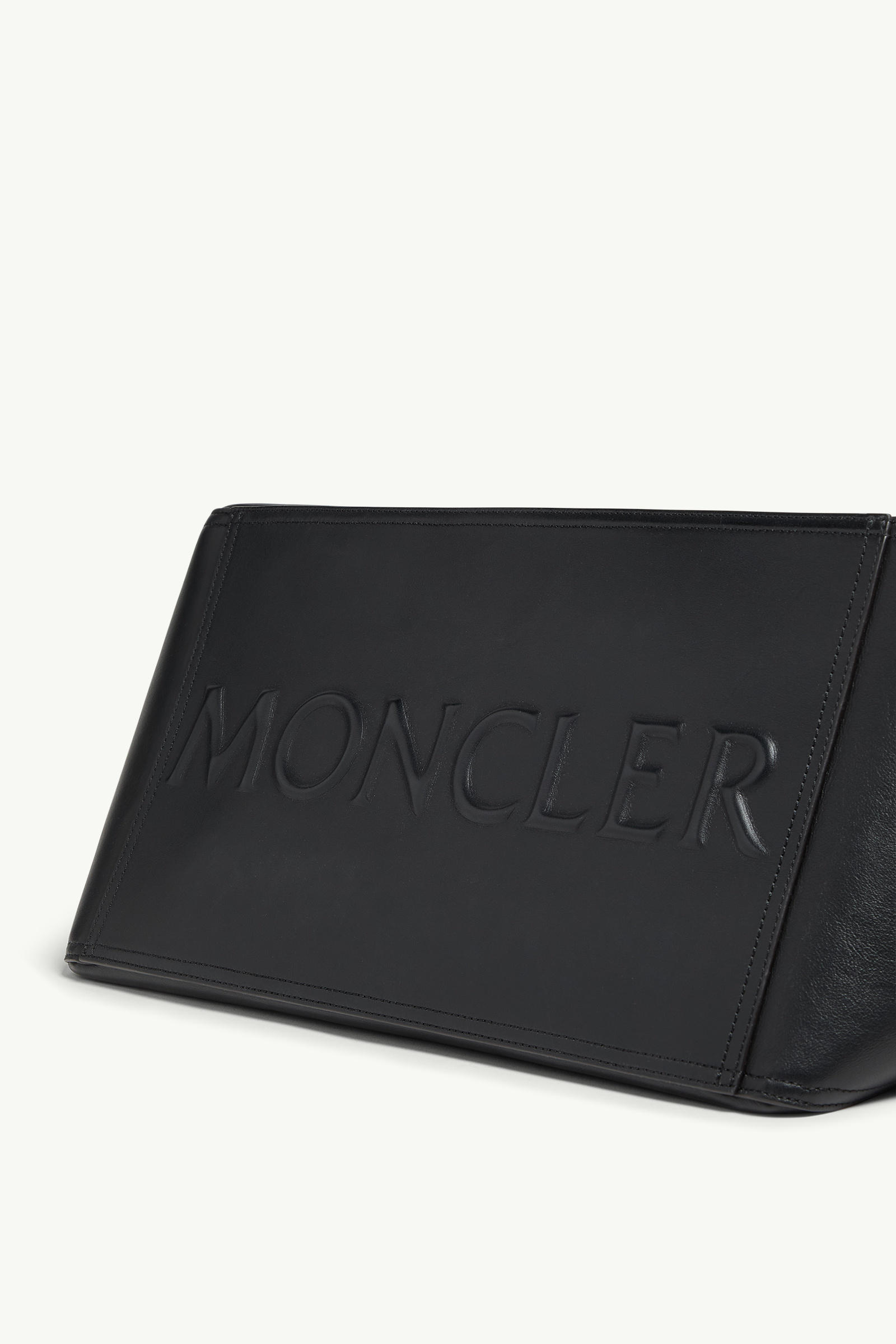 Carlo Leather Tote Bag Gender Neutral Black Moncler 6