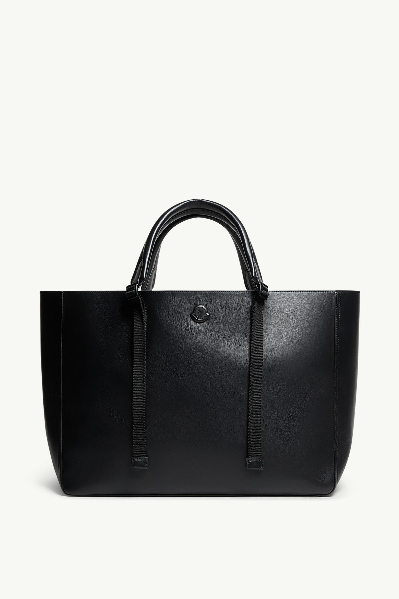 Carlo Leather Tote Bag Gender Neutral Black Moncler 0