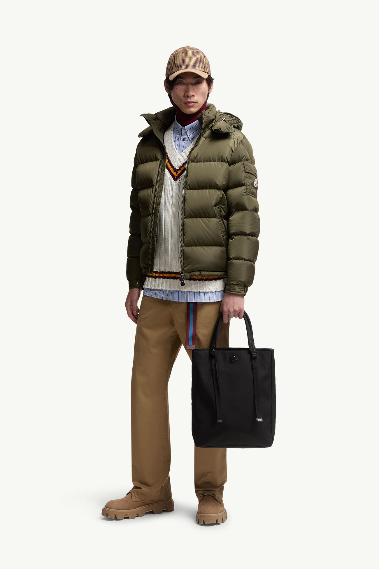 Pierrick防潑水手提袋 男士 黑色 Moncler 1