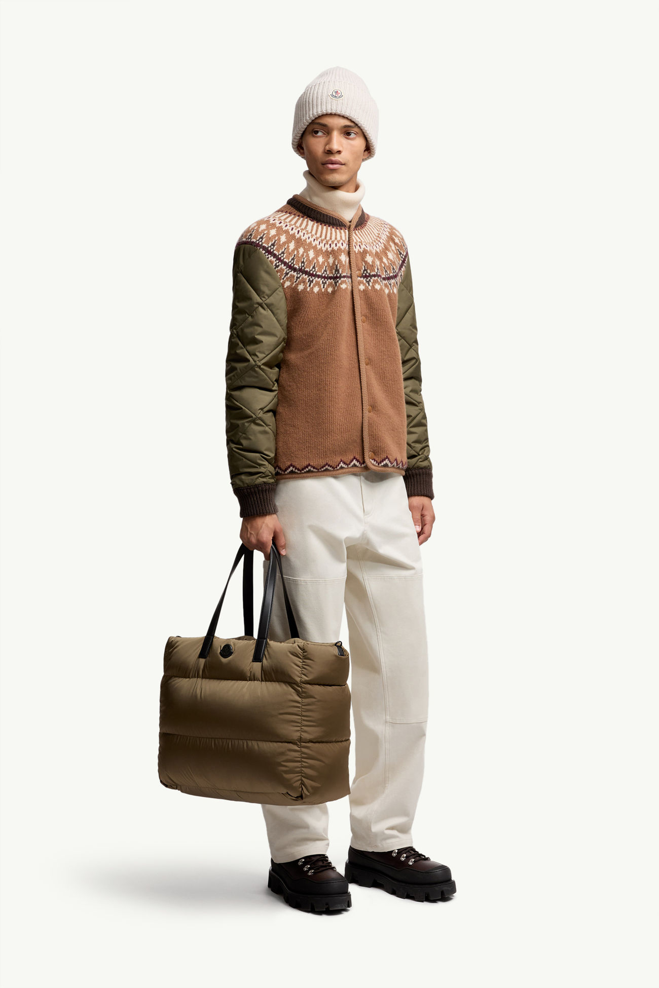 Caradocトートバッグ メンズ オリーブグリーン Moncler 1