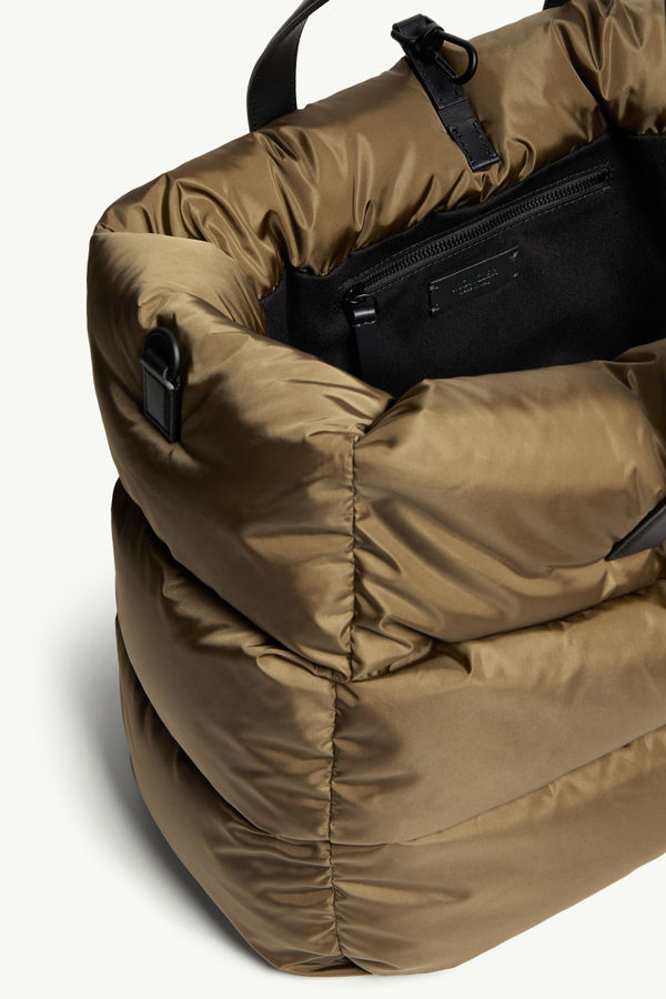 Caradoc Water-Repellent Tote Bag Men Olive Green Moncler 4