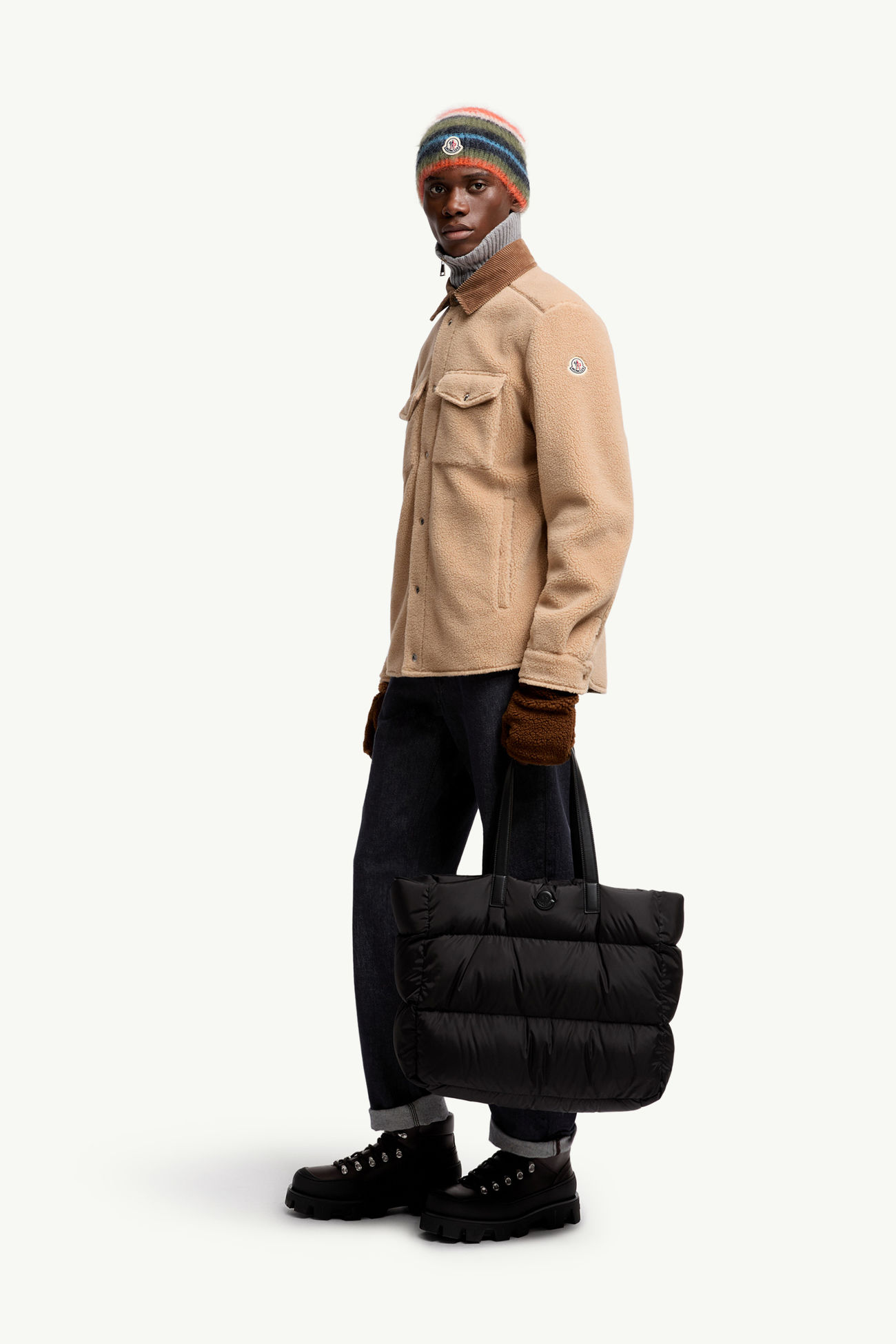 Caradoc防潑水手提袋 中性 黑色 Moncler 1