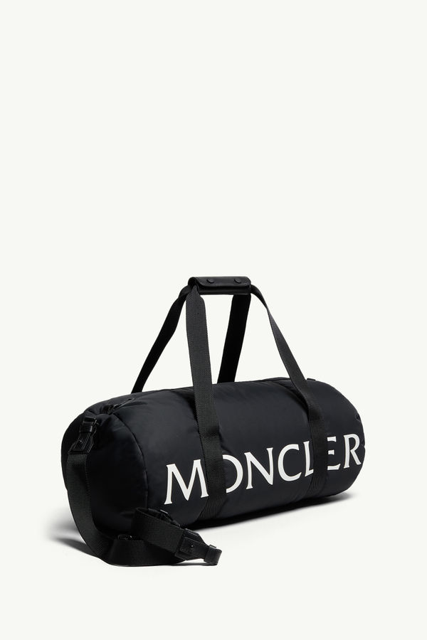 Logo Down-Filled Duffle Bag Men Black Moncler 2