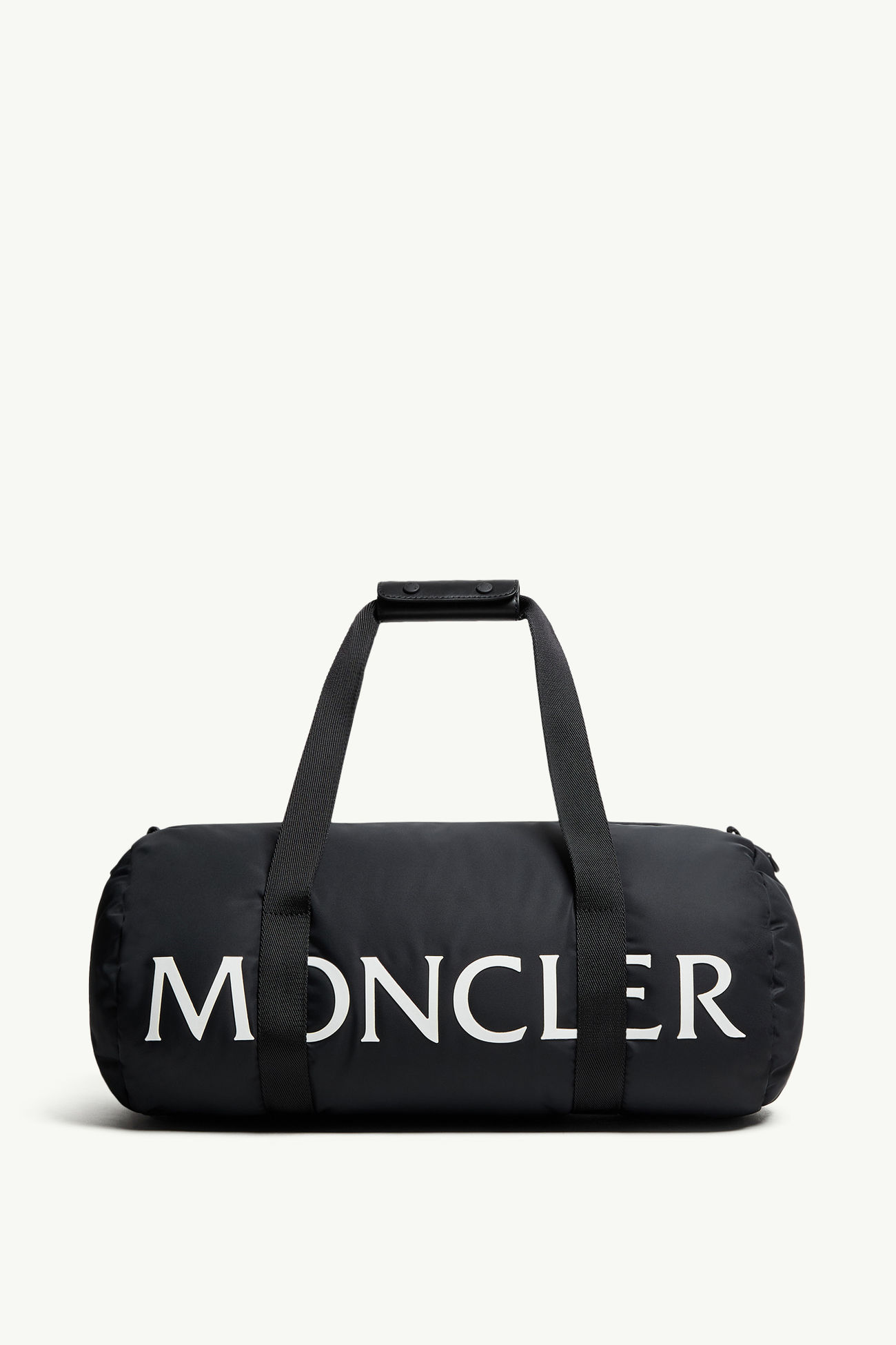 Daunengefüllte Duffle Bag mit Logo Herren Schwarz Moncler 0