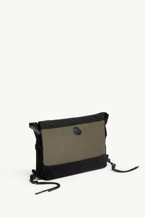 New Tech Water-Repellent Crossbody Bag Men Olive Green Moncler 2