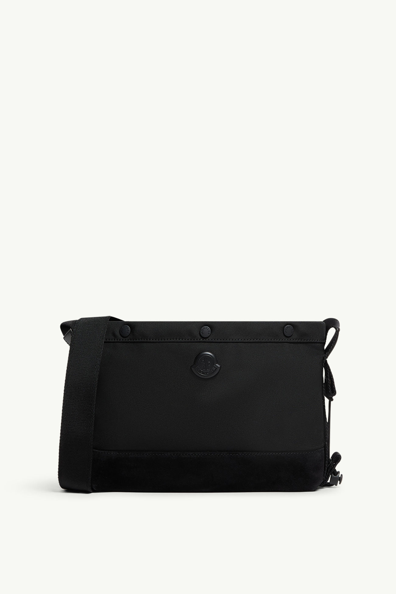 Bolso bandolera repelente al agua New Tech Hombre Negro Moncler 0
