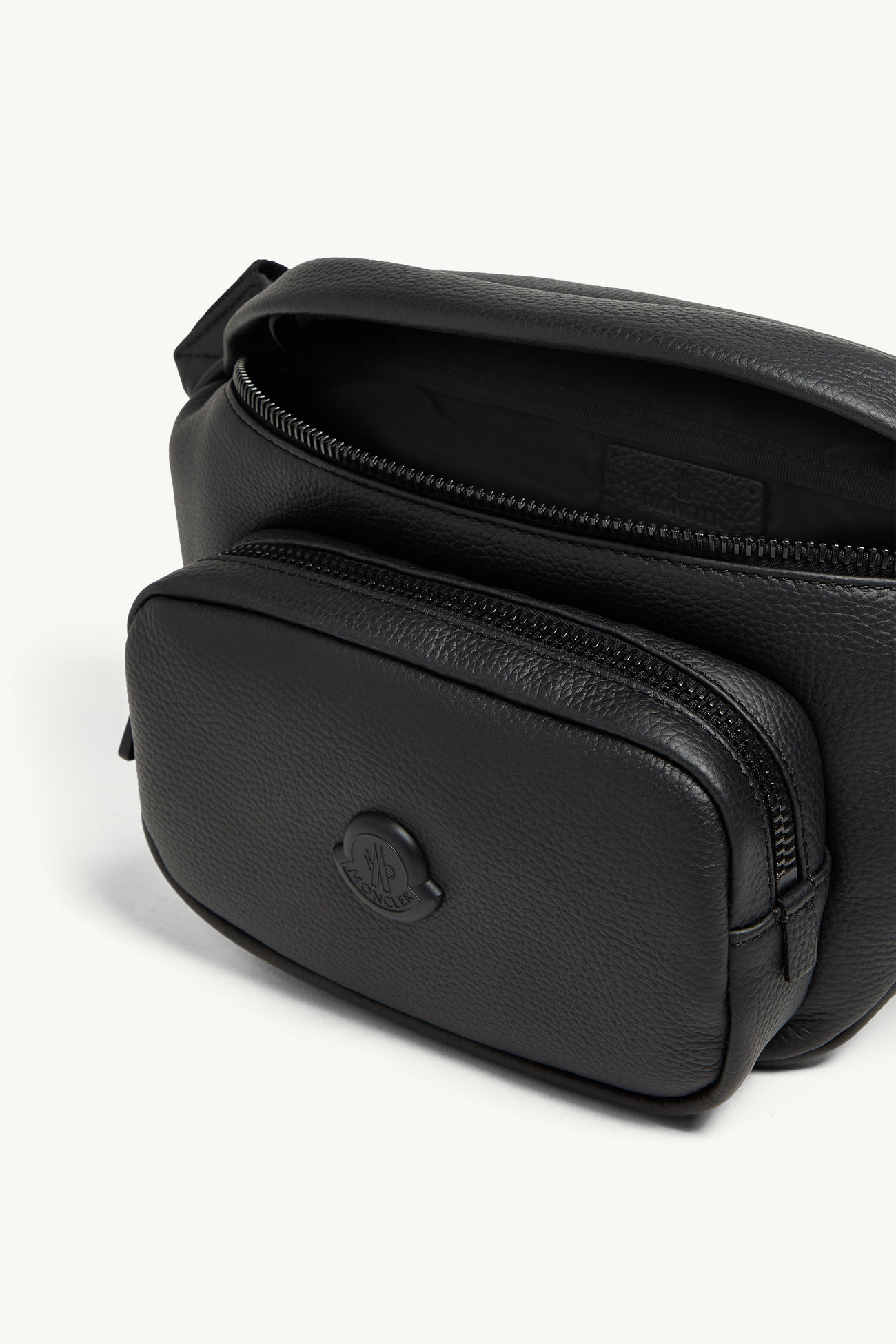 Durance Leather Belt Bag Men Black Moncler 4