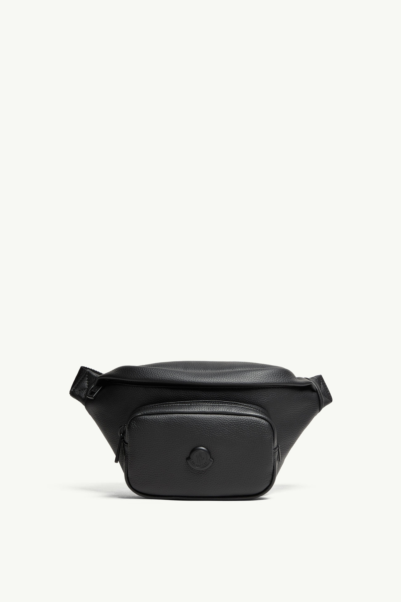 Durance Leather Belt Bag Men Black Moncler 0