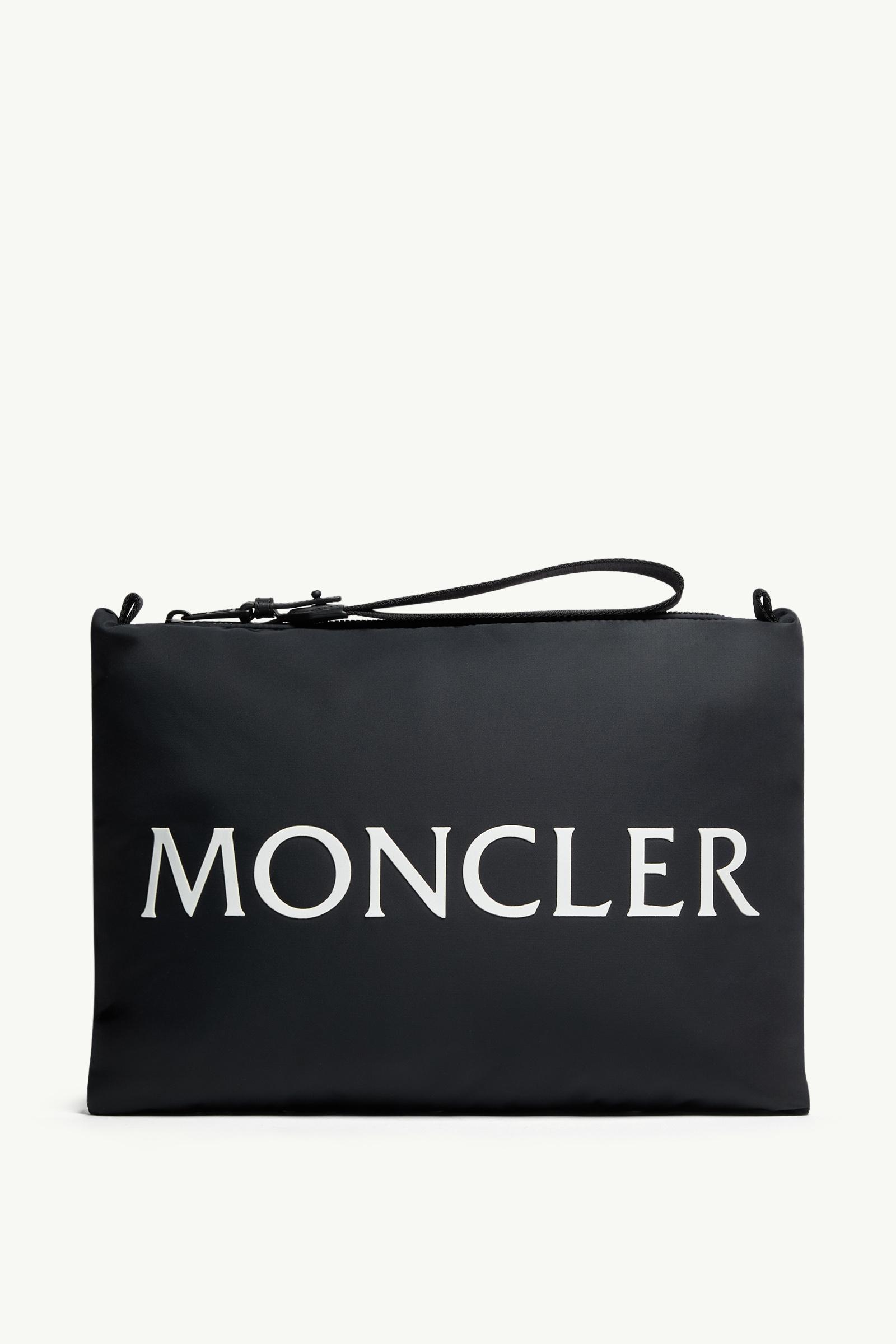 【訳あり特価】MONCLER モンクレール ラップトップケース クラッチバッグ ブラック Duddleラップトップケース : バッグ&スモールアクセサリー