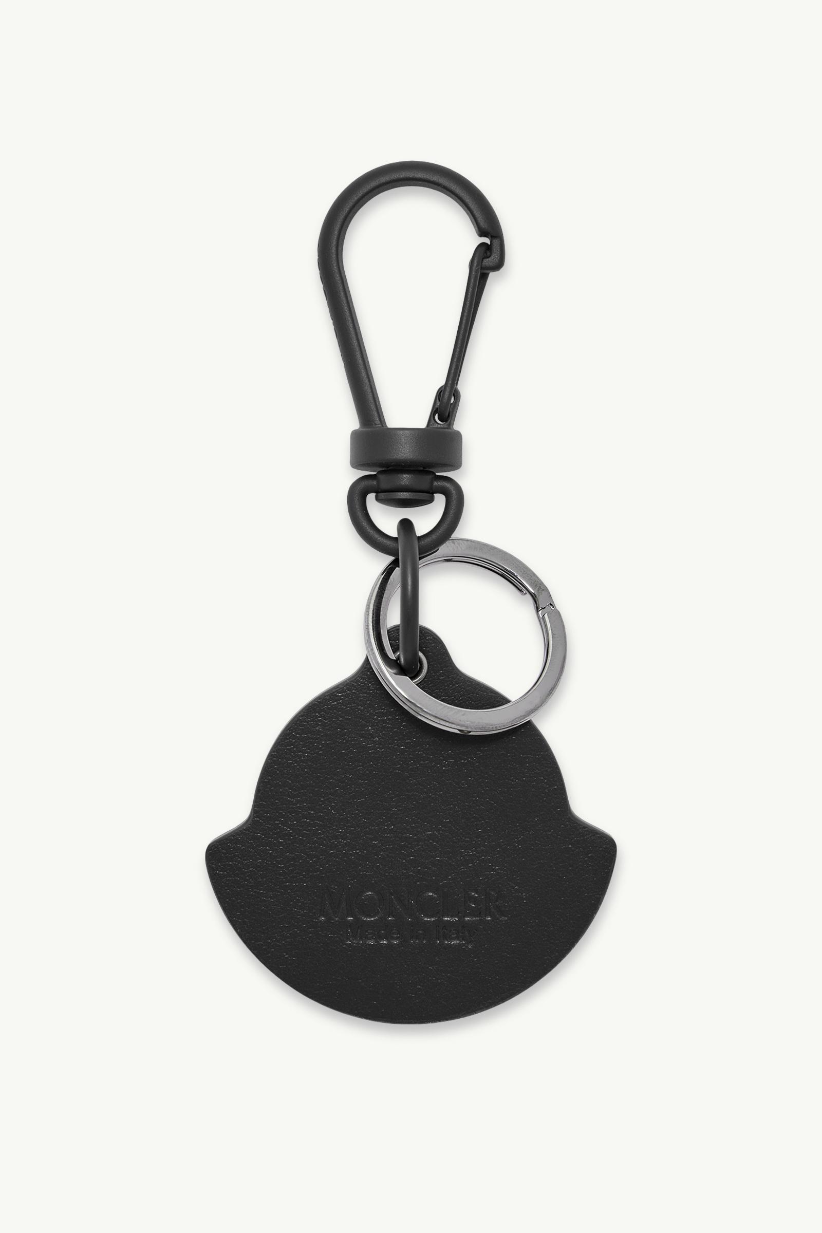 标识皮革钥匙扣 黑色 Moncler 1