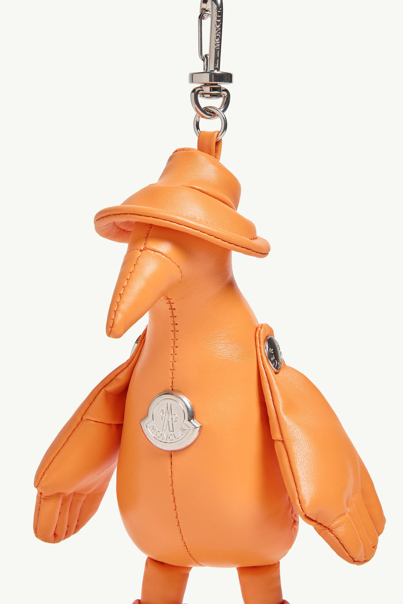 MonDuck Key Holder Gender Neutral Orange Moncler 1