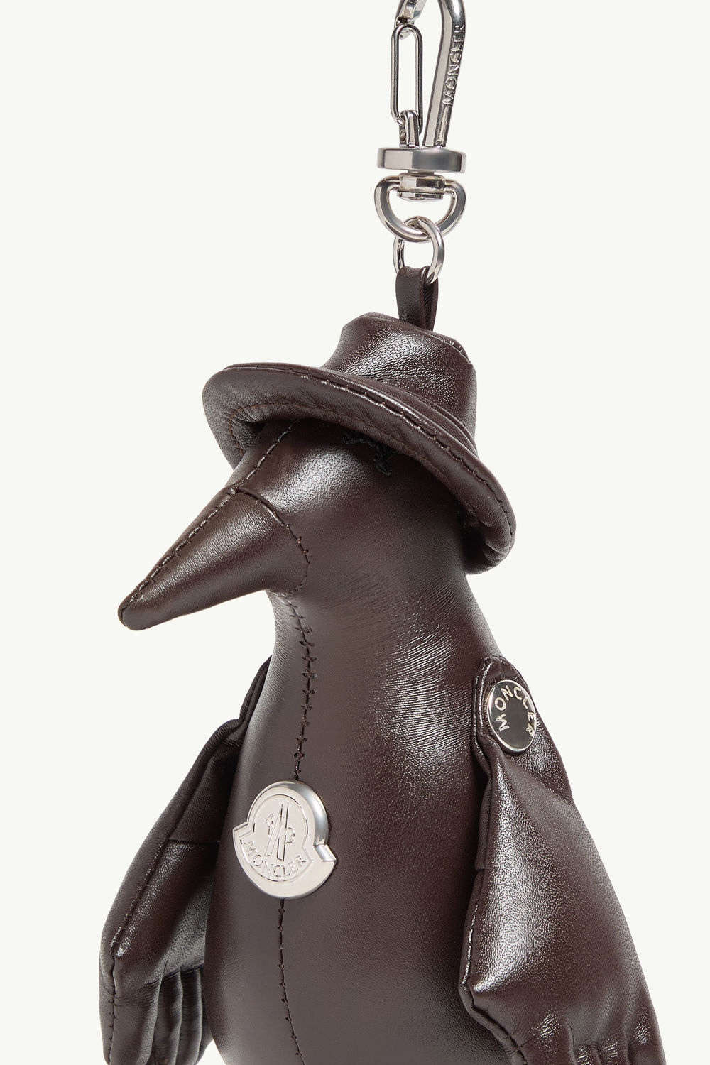 MonDuck Key Holder Gender Neutral Dark Red Moncler 1