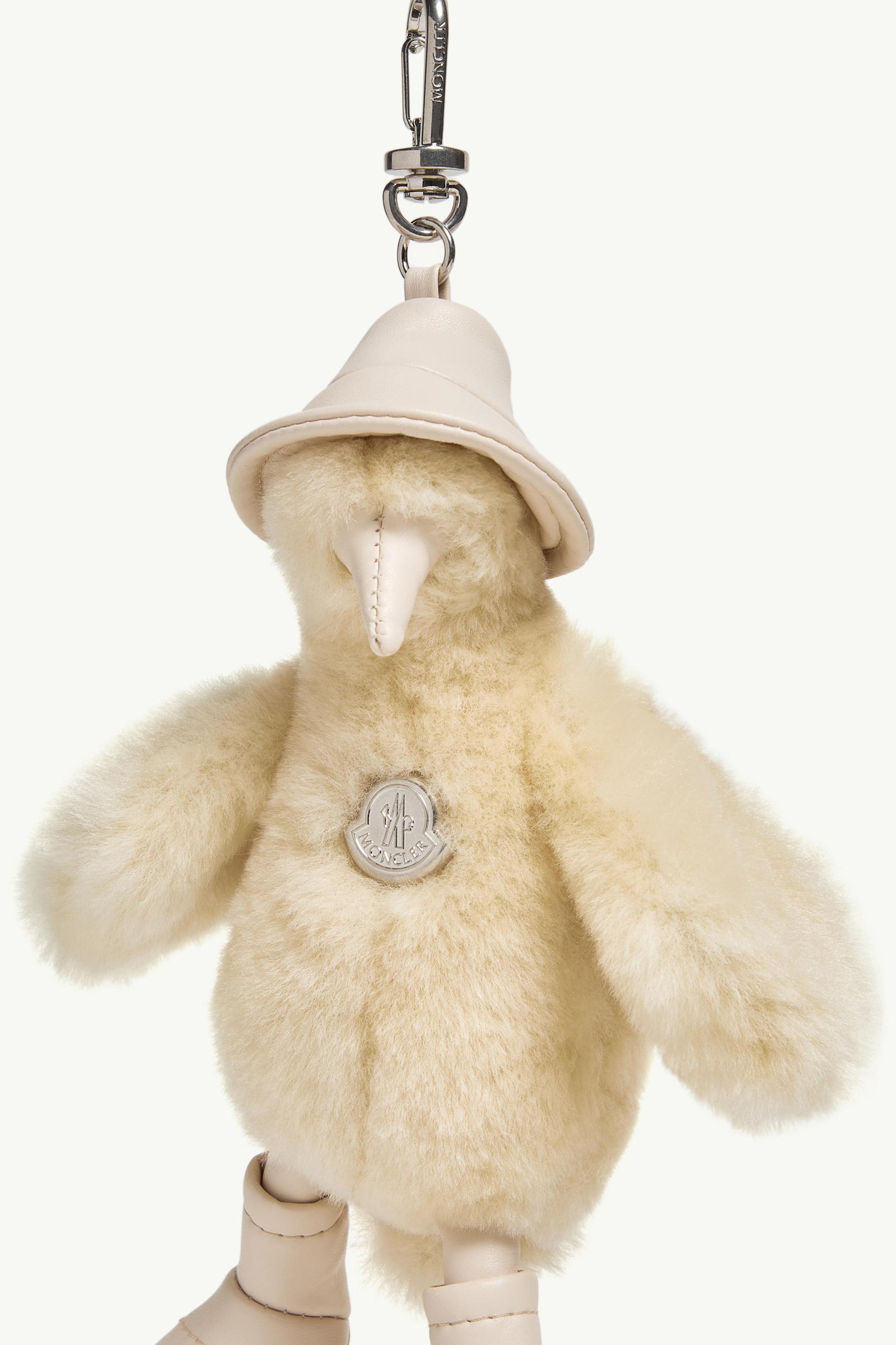 MonDuck Key Holder Gender Neutral Light Beige Moncler 1