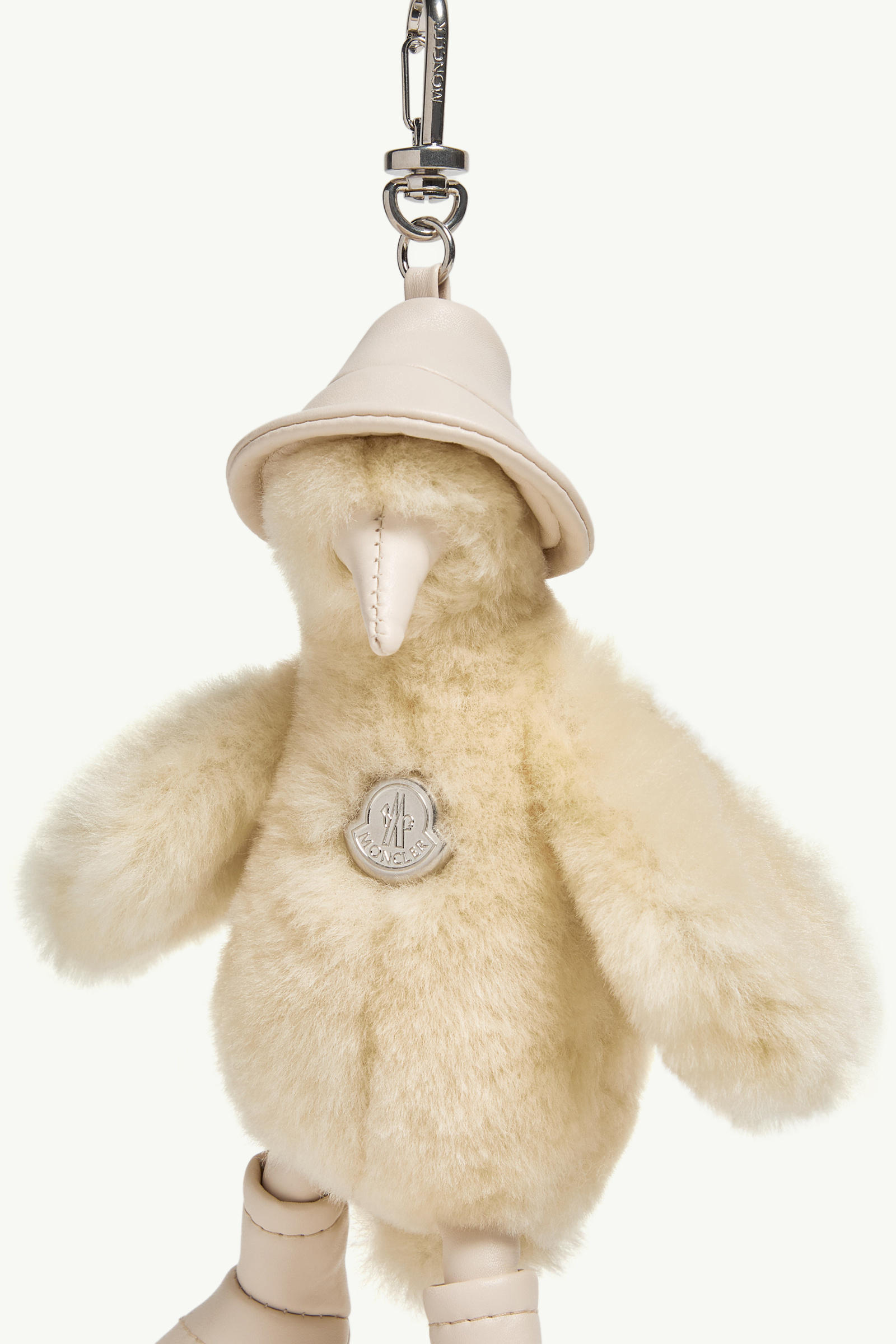 MonDuck Key Holder Gender Neutral Light Beige Moncler 1