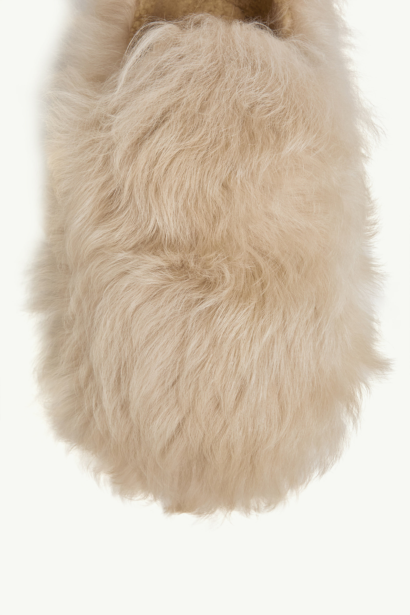 Snug Shearling Flats Women Light Beige Moncler 2