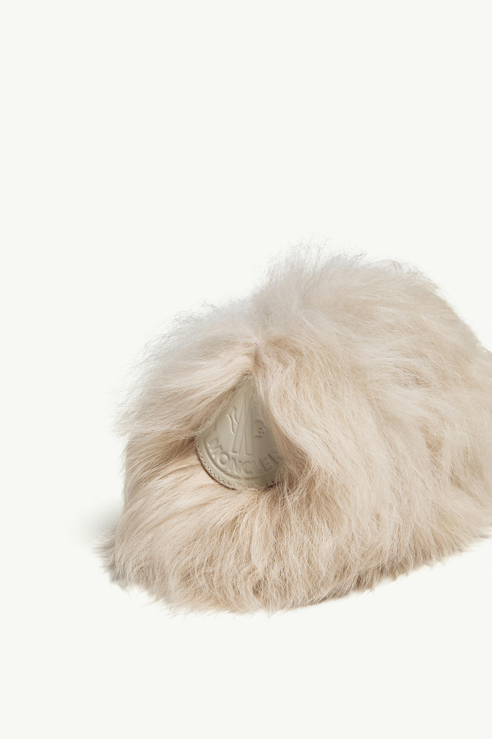Snug Shearling Flats Women Light Beige Moncler 5