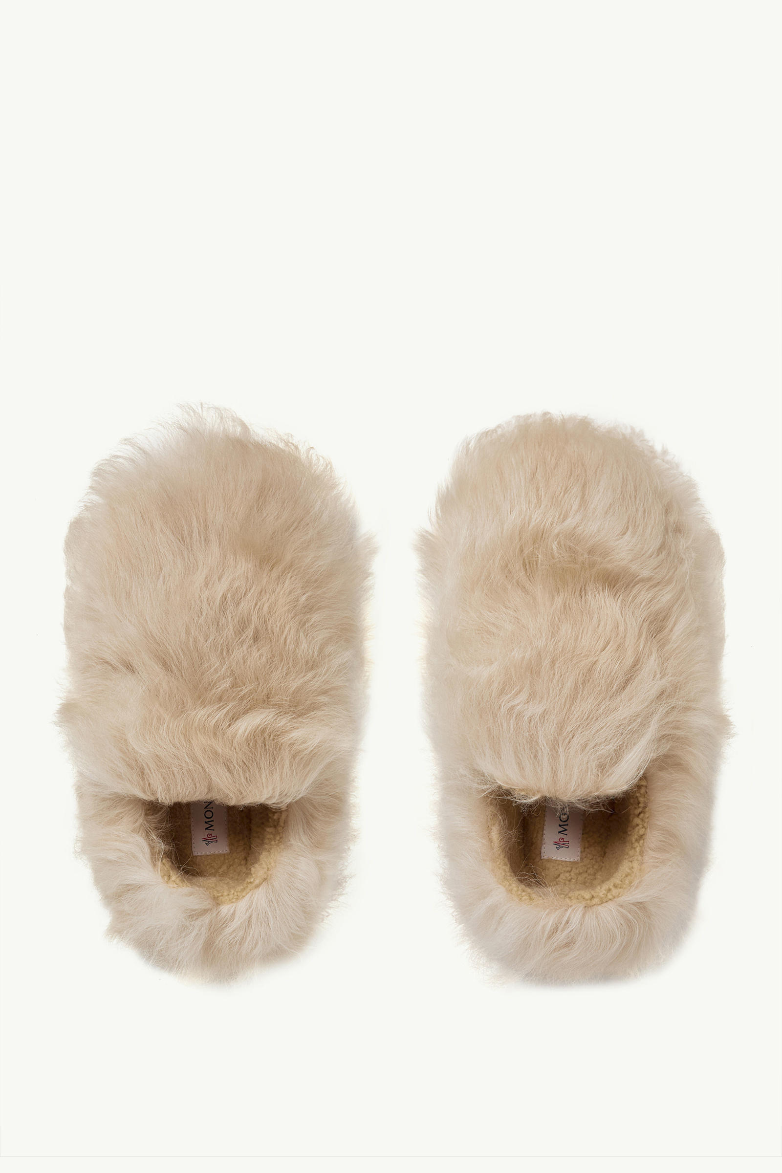 Snug Shearling Flats Women Light Beige Moncler 6