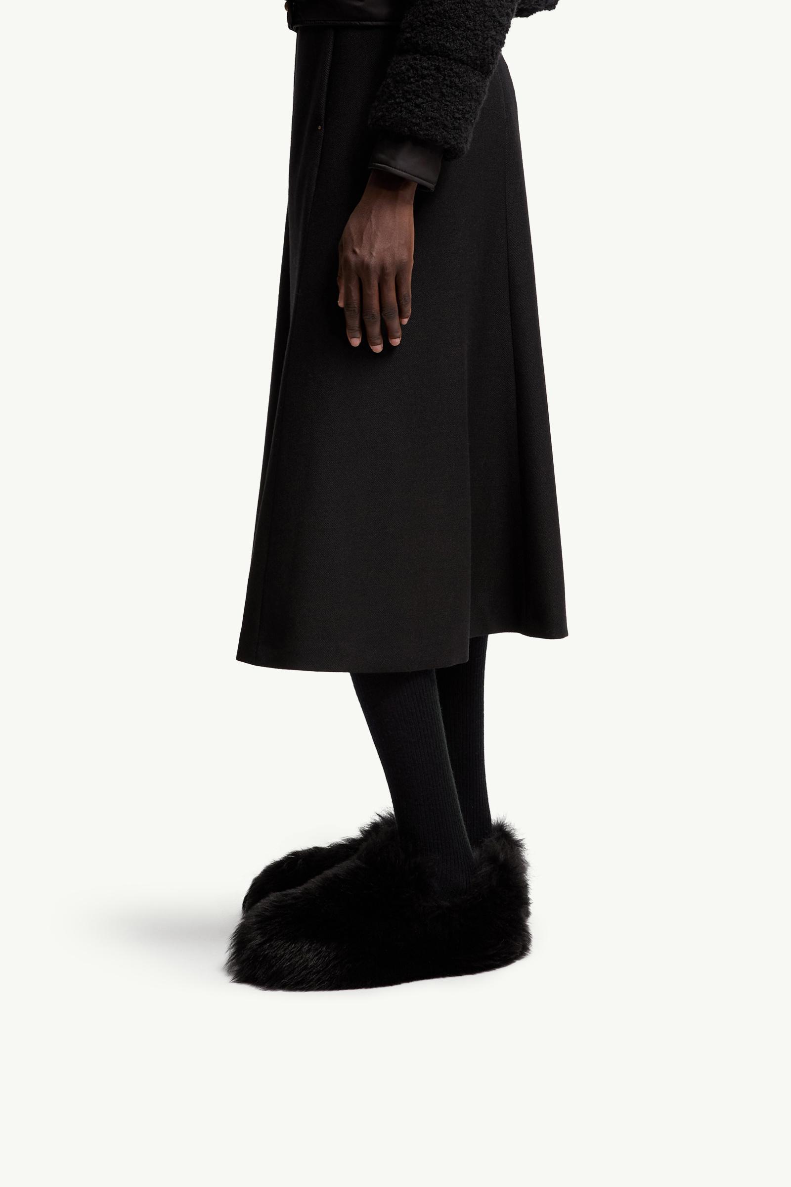 Snug Shearling Flats Women Black Moncler 1