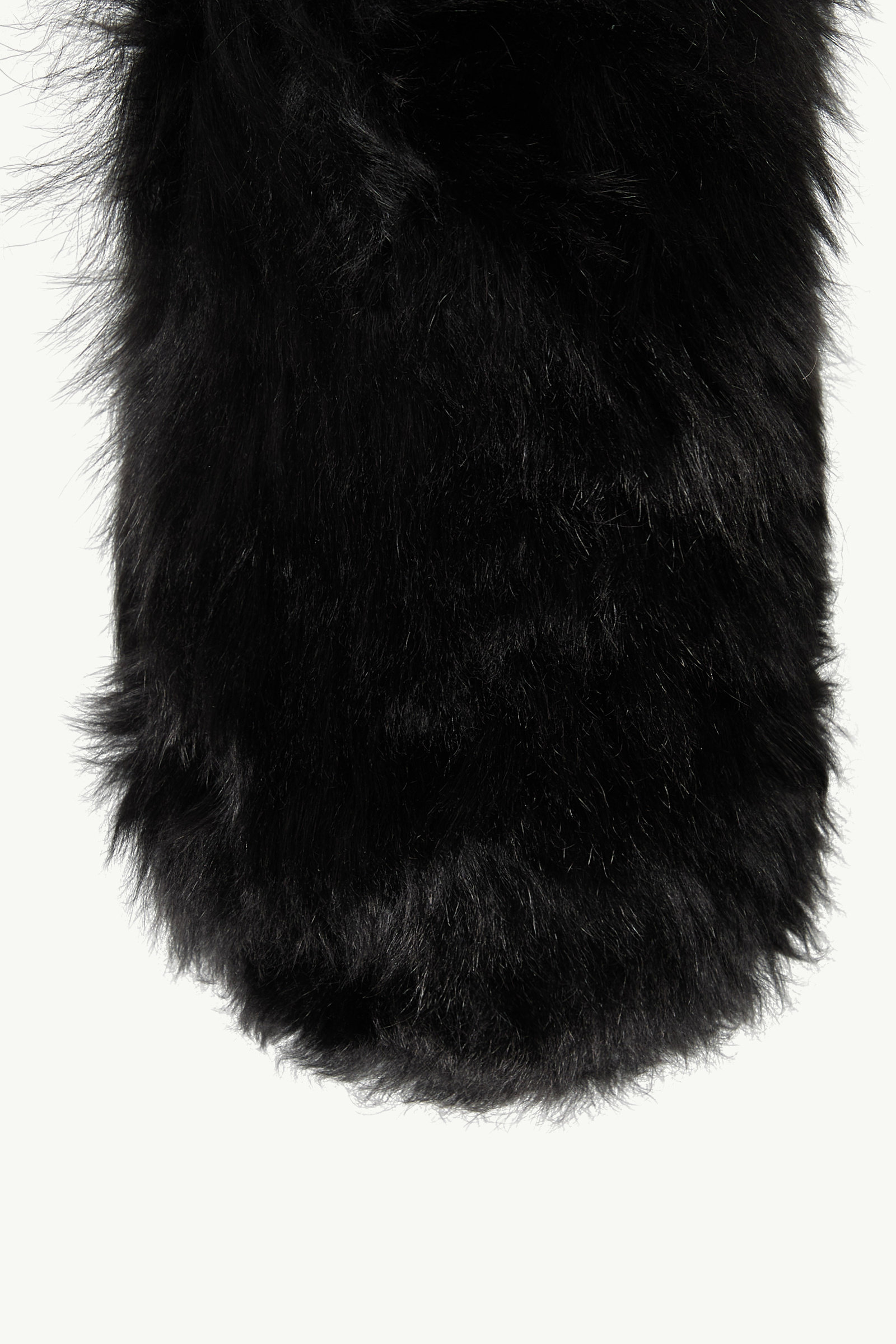 Kuschelige Shearling Flats Damen Schwarz Moncler 2