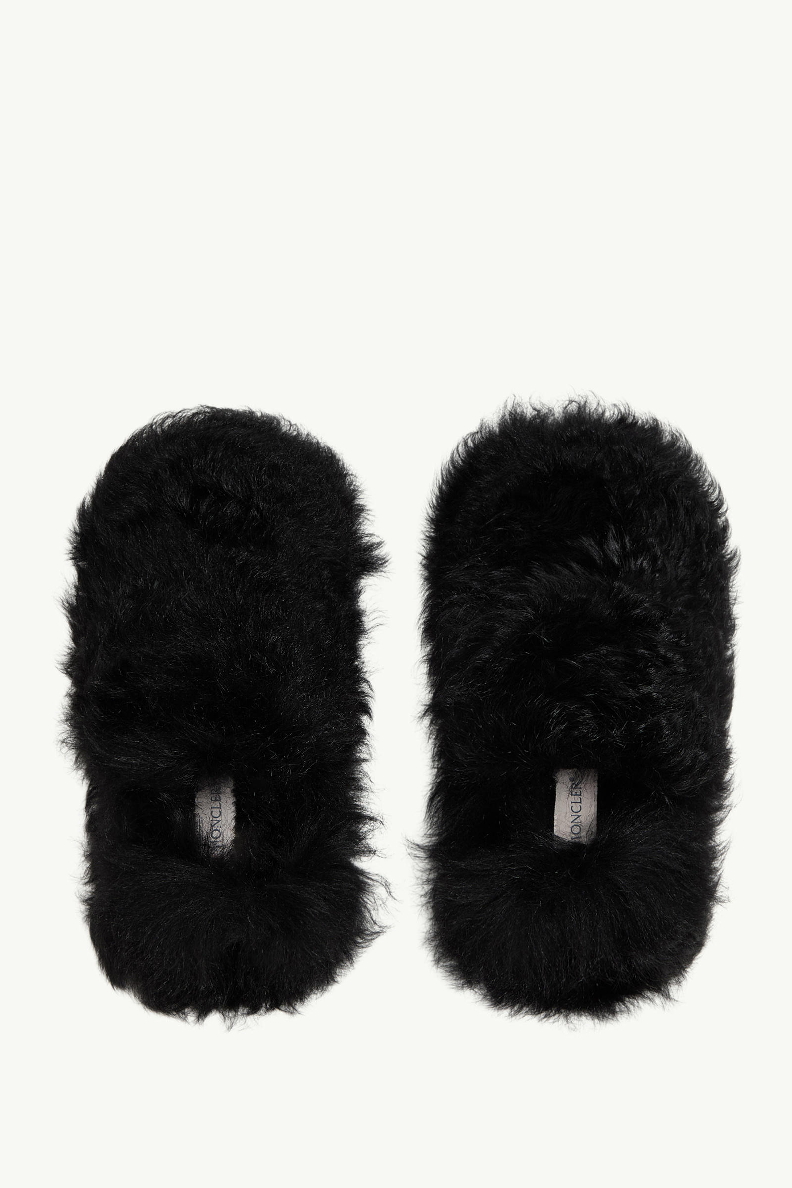 Snug Shearling Flats Women Black Moncler 6