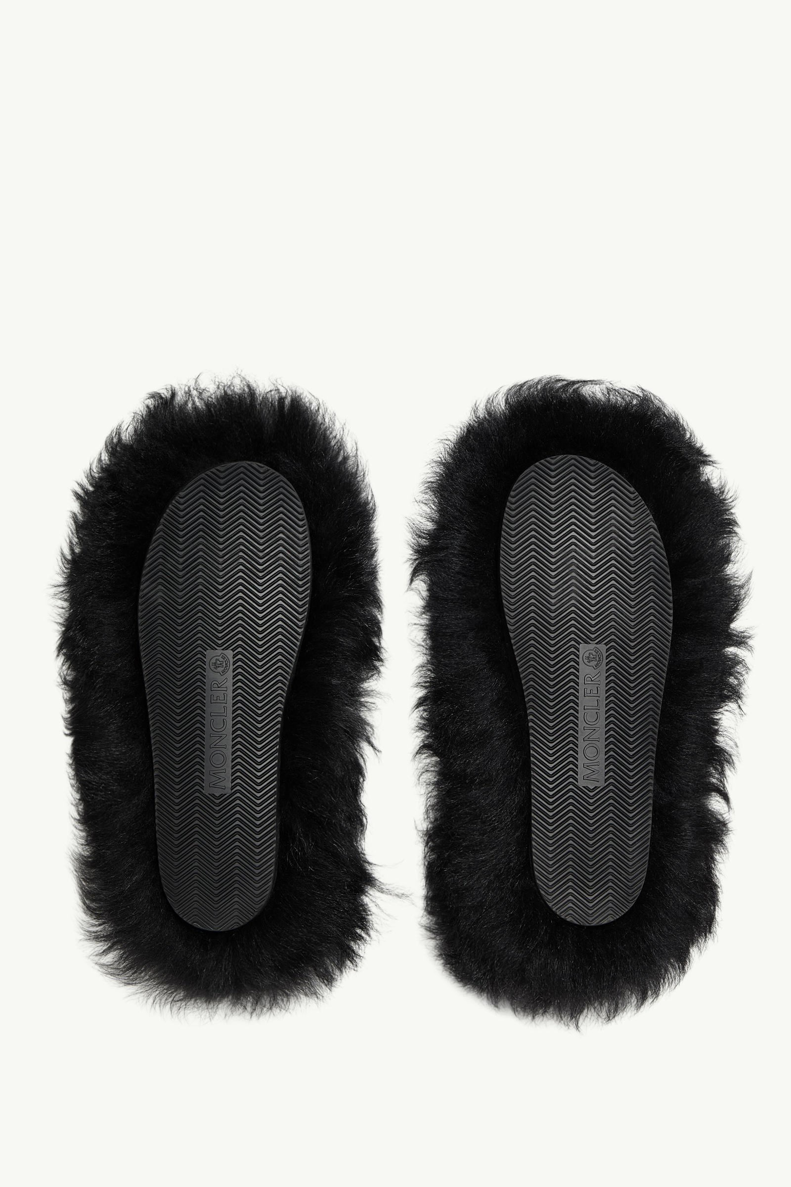 Snug Shearling Flats Women Black Moncler 7