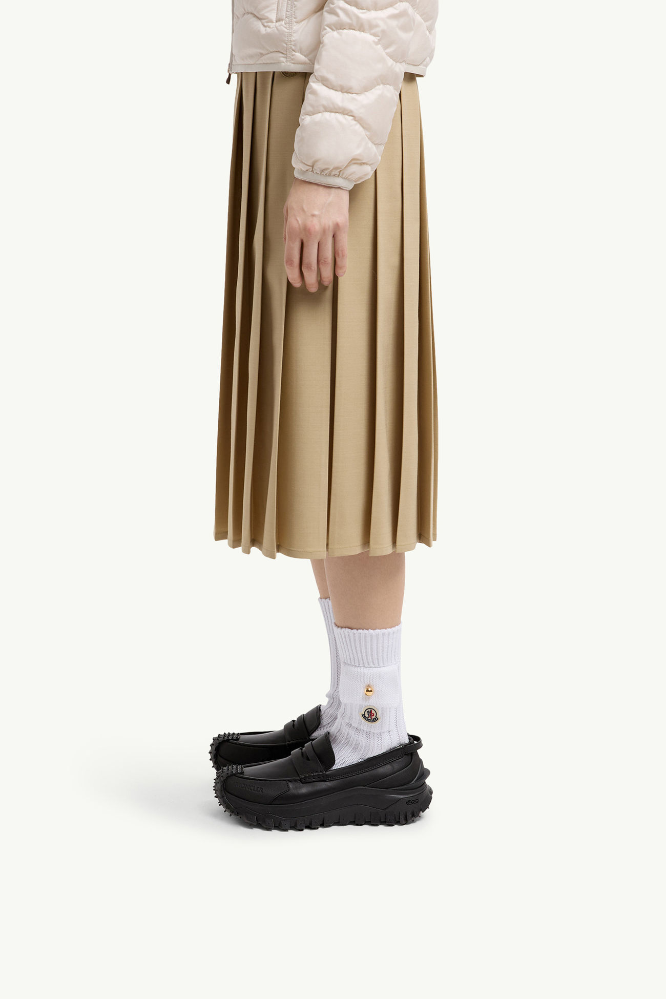 Trailgrip Loafer aus Leder Damen Schwarz Moncler 1