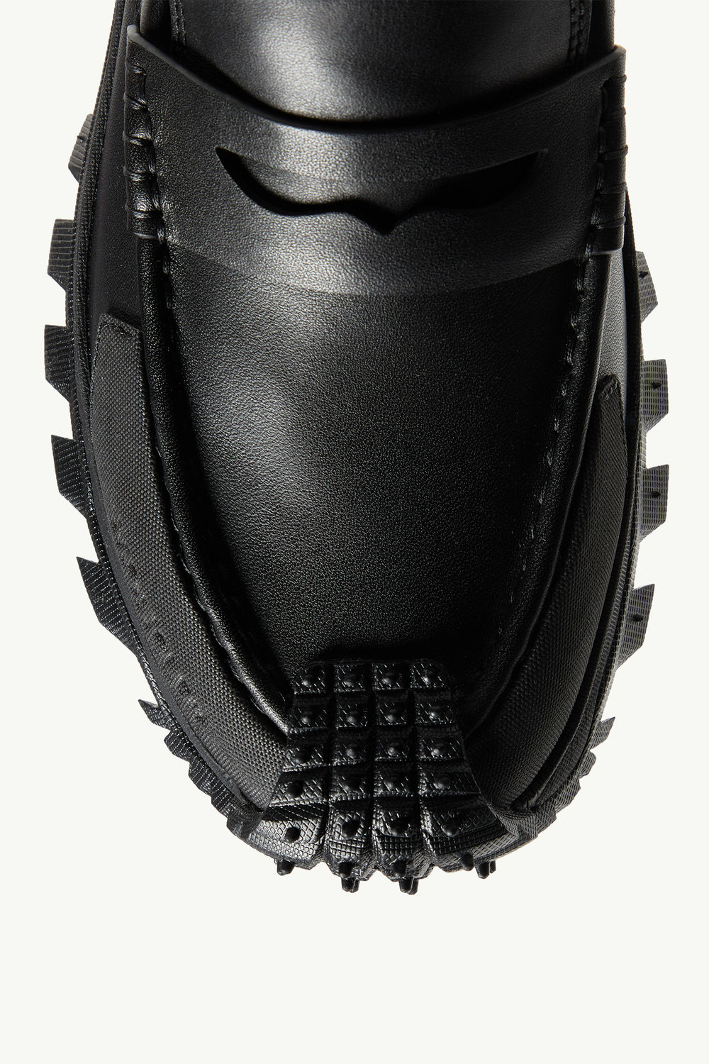Mocassins en cuir Trailgrip Femmes Noir Moncler 2