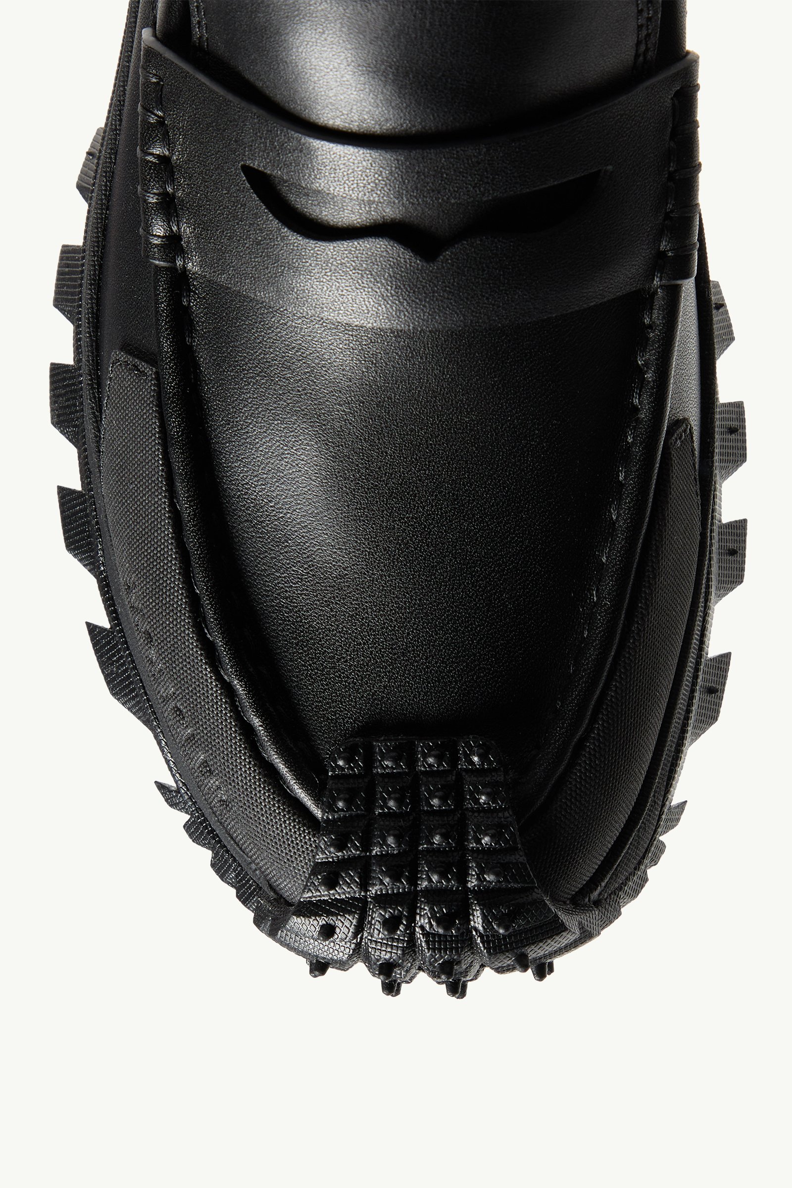 Black Trailgrip Leather Loafers - Sandals & Sliders for Women