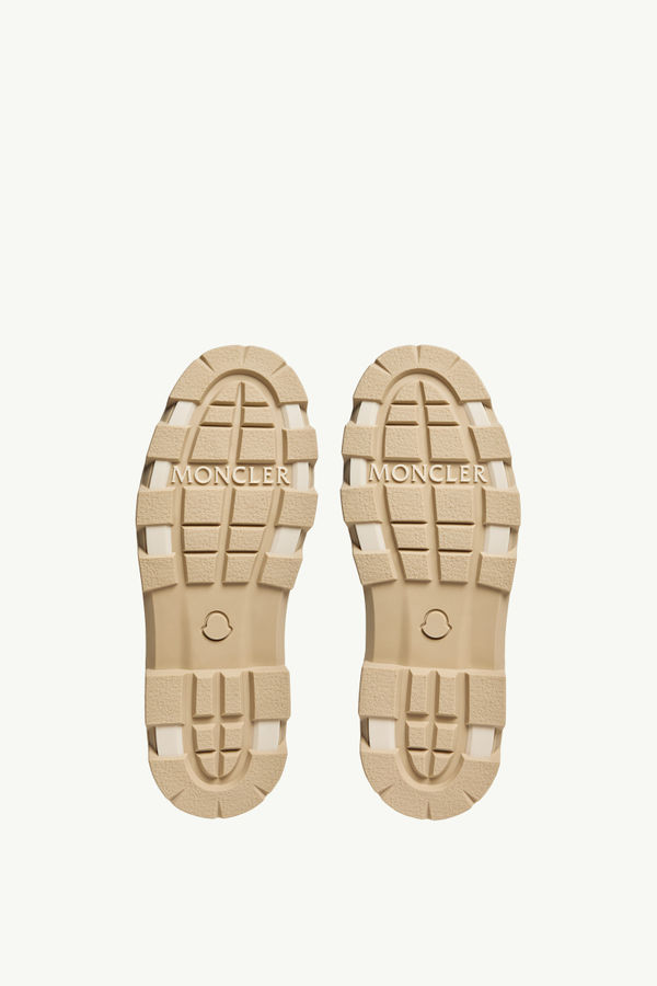 Aurea Mid Shearling Boots Women Silver Moncler 5