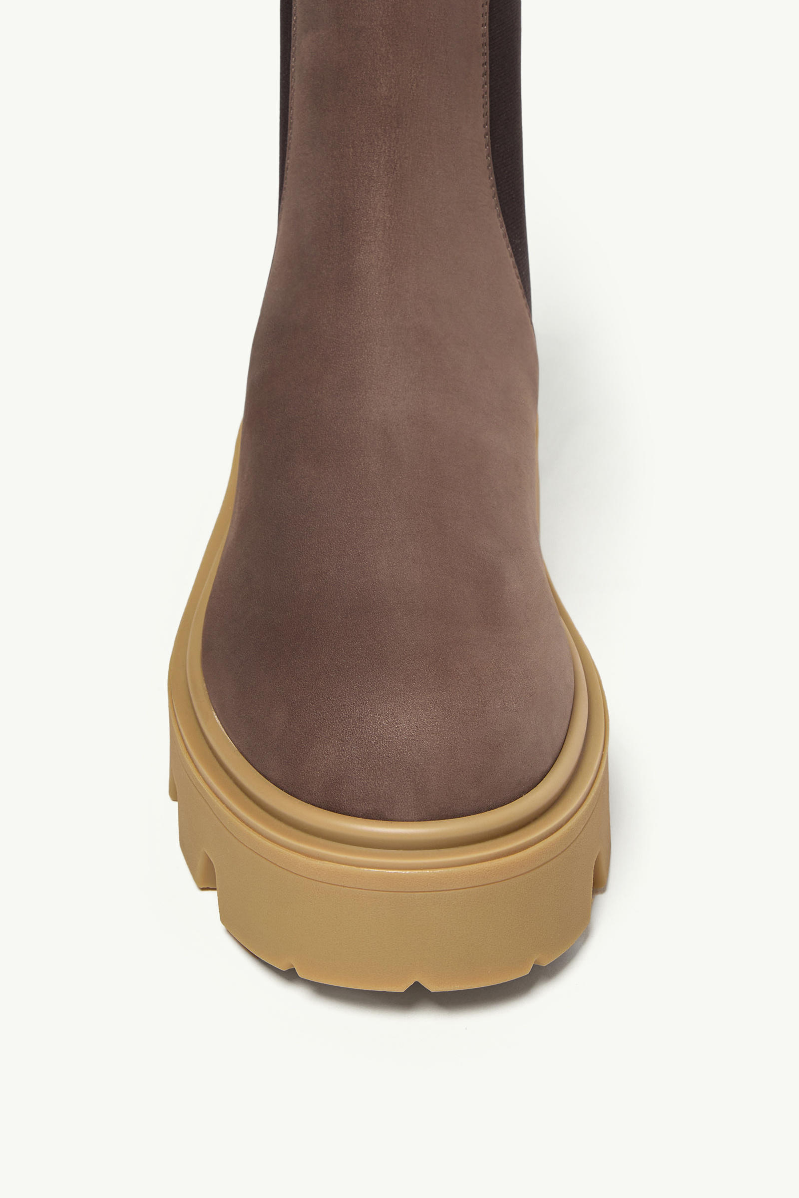Aurea Nubuck Chelsea Boots Women Brown Moncler 2