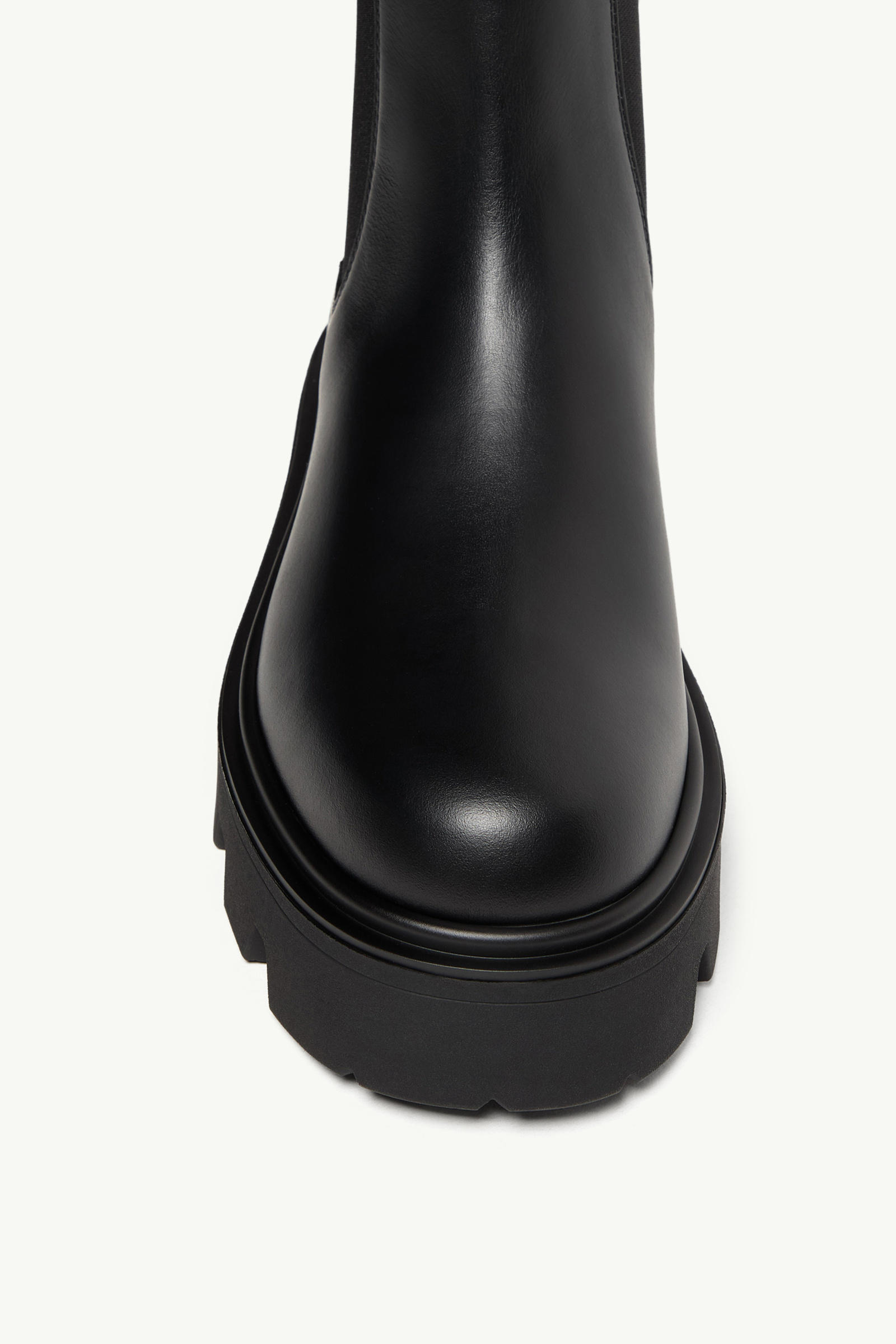 Aurea Leather Chelsea Boots Women Black Moncler 2