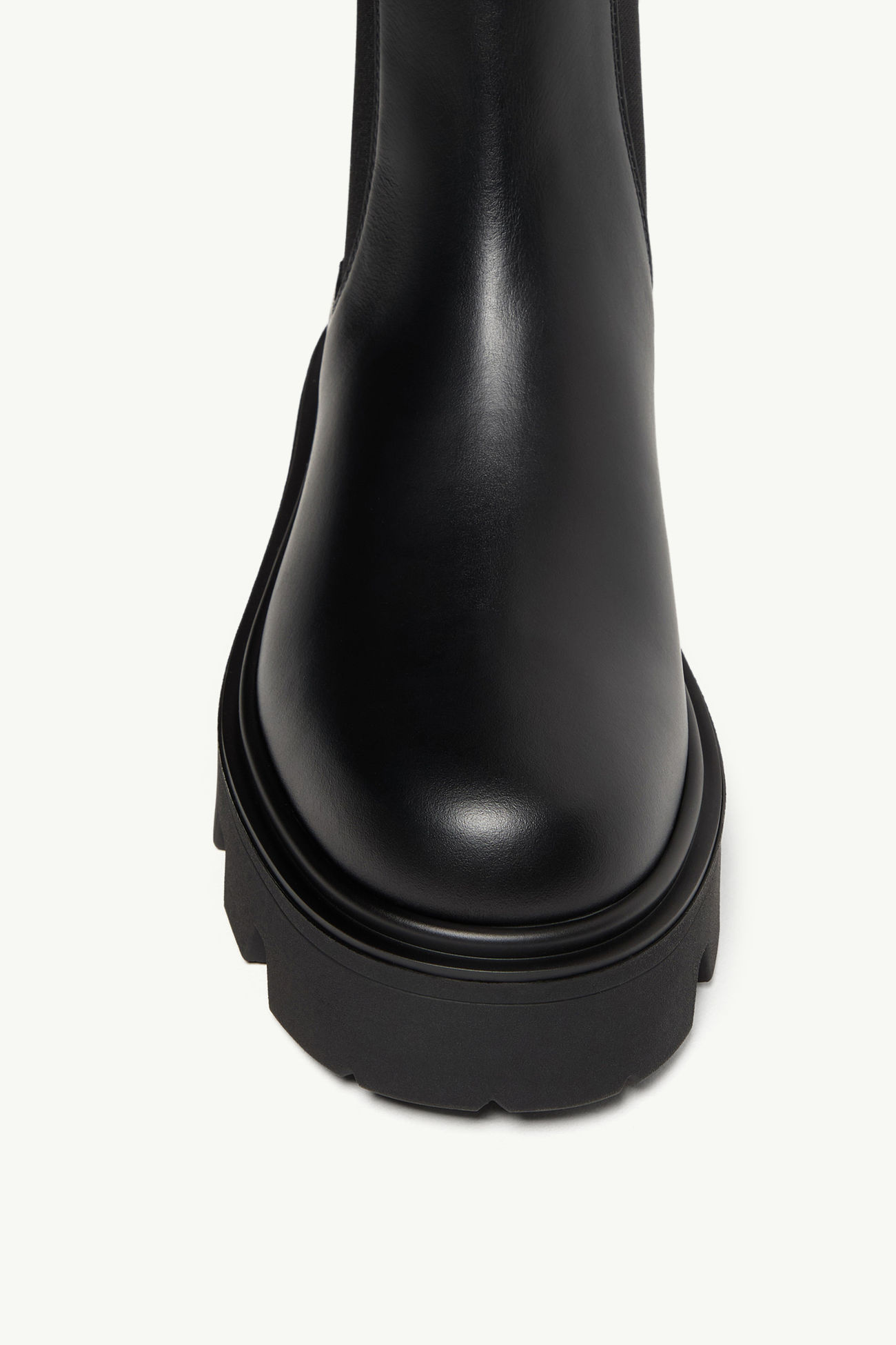 Aurea女士皮革切尔西靴 女士 黑色 Moncler 2