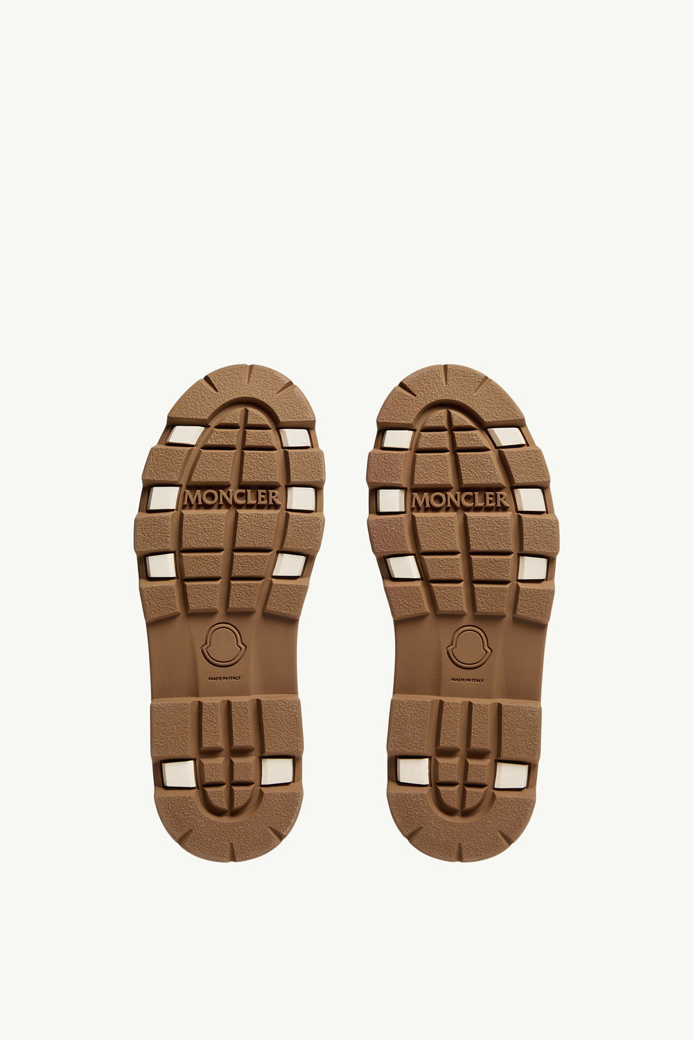 Bottes en daim et shearling à lacets Vera High Femmes Marron Moncler 5