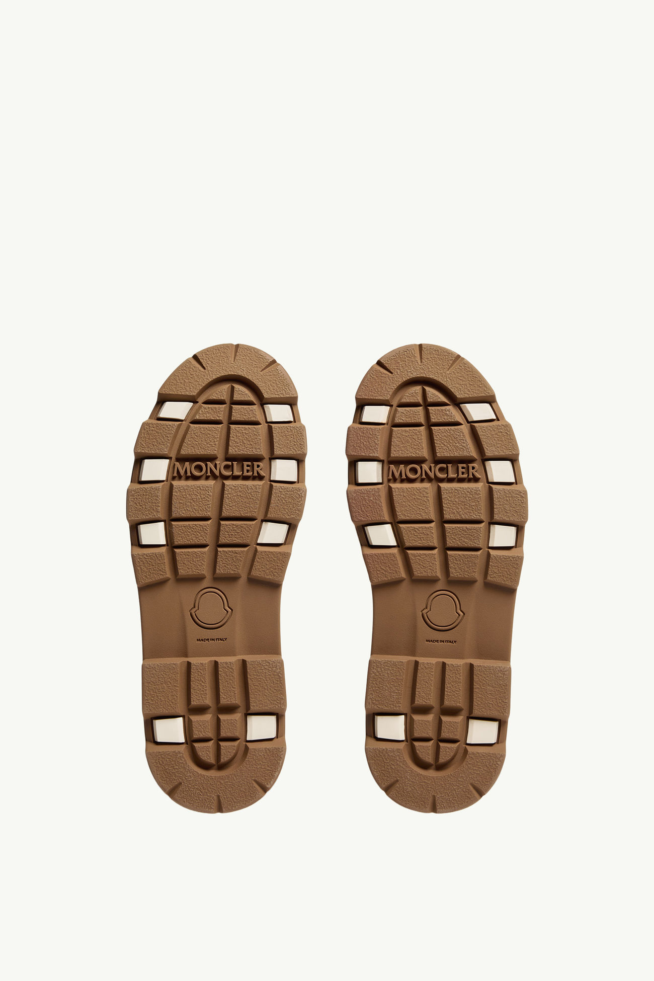 Bottes en daim et shearling à lacets Vera High Femmes Marron Moncler 5