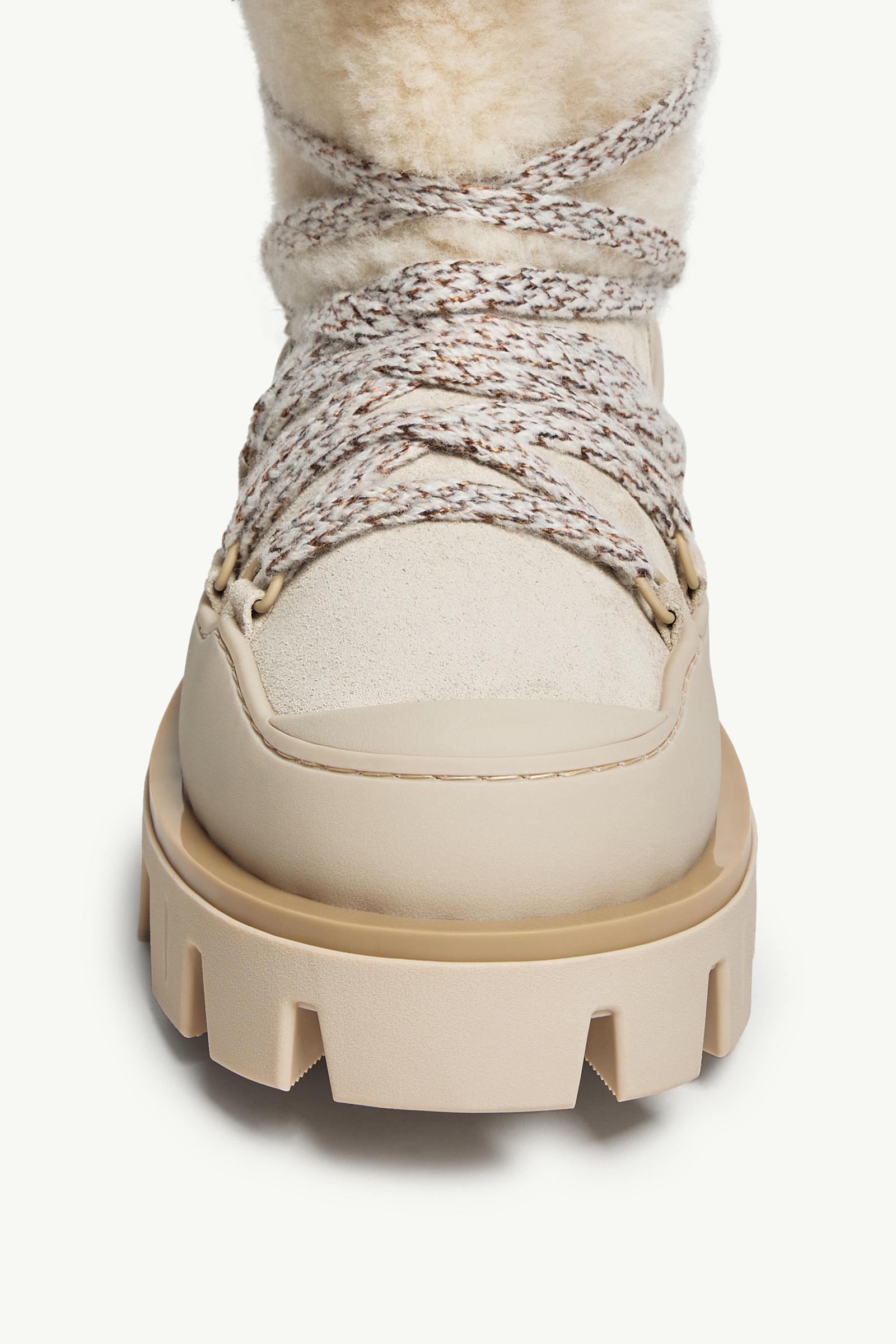 Light Beige Peak Après Suede & Shearling Boots - Boots for Women