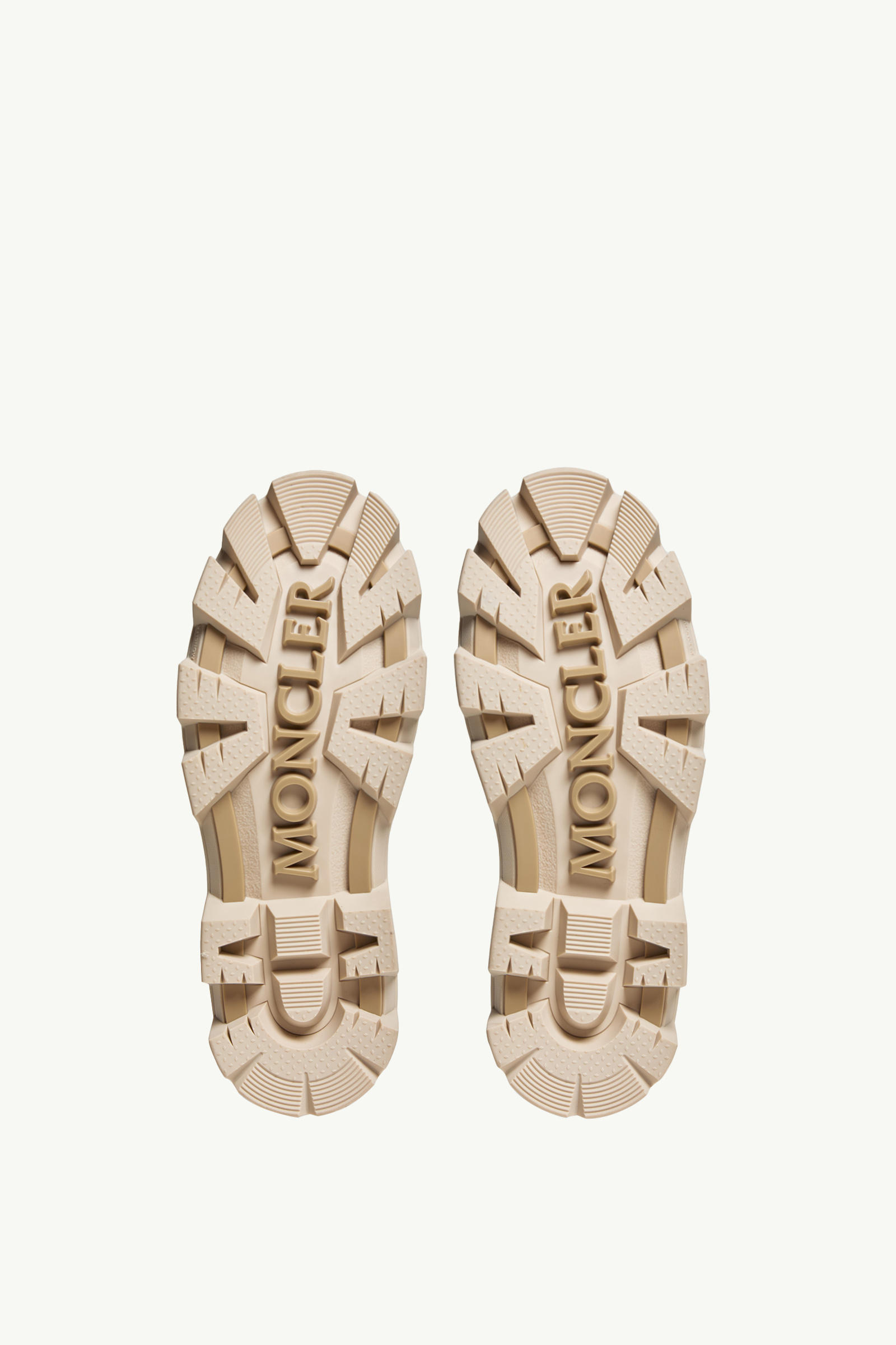 Botas de lana de oveja joven y ante Peak Après Mujer Beige Claro Moncler 5