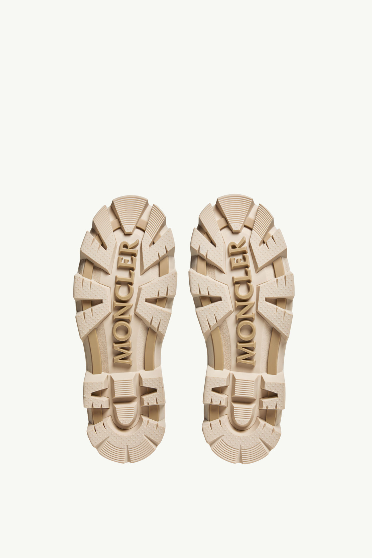 Bottes en daim et shearling Peak Après Femmes Beige Clair Moncler 5