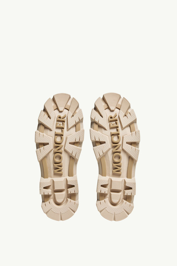 Peak Après Suede & Shearling Boots Women Light Beige Moncler 5