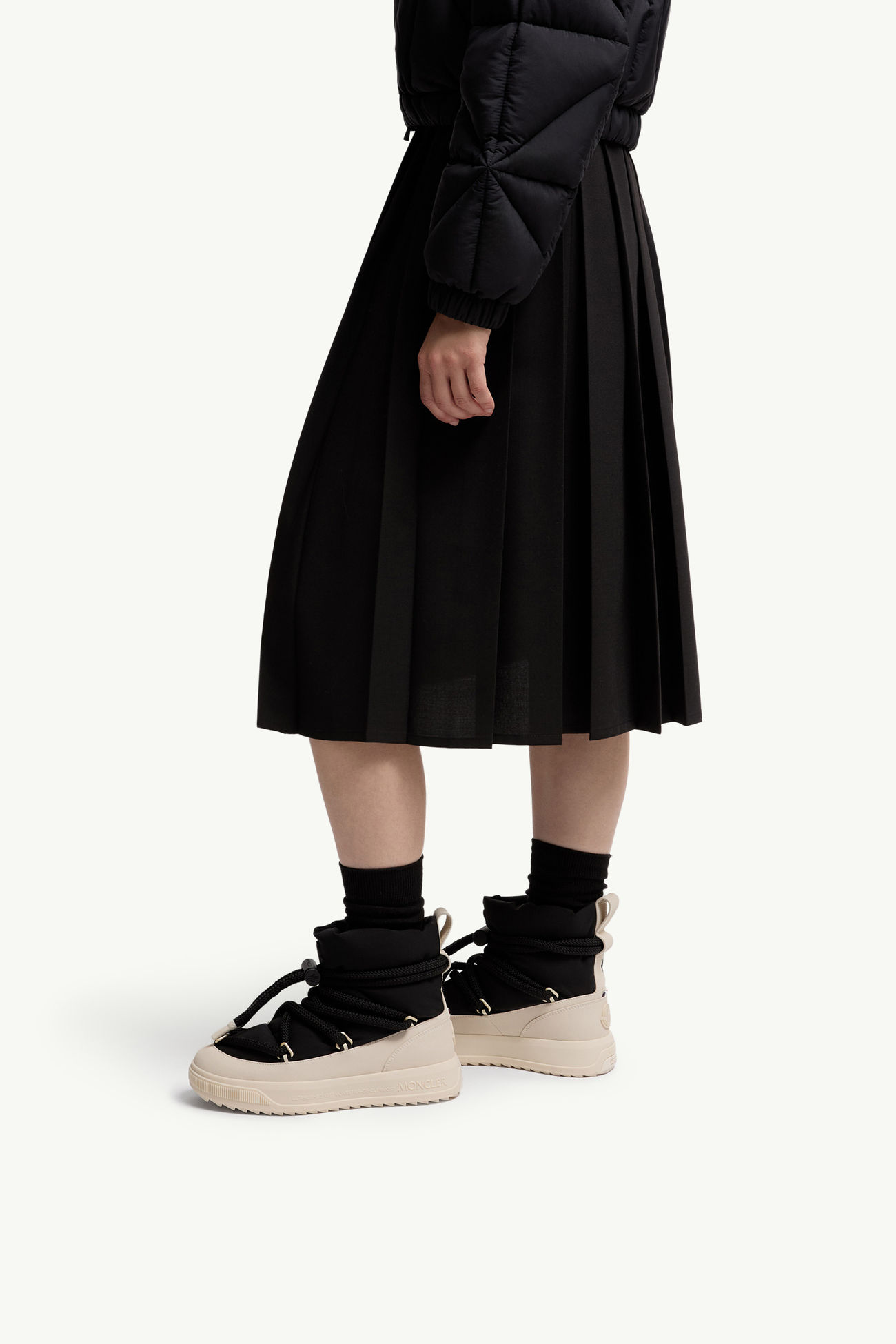 Moncler Altive Mid Schneestiefel Damen Schwarz Moncler 1