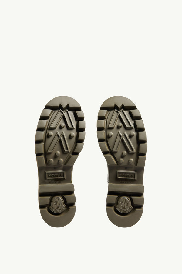 Kickstream High Rain Boots Women Olive Green Moncler 5