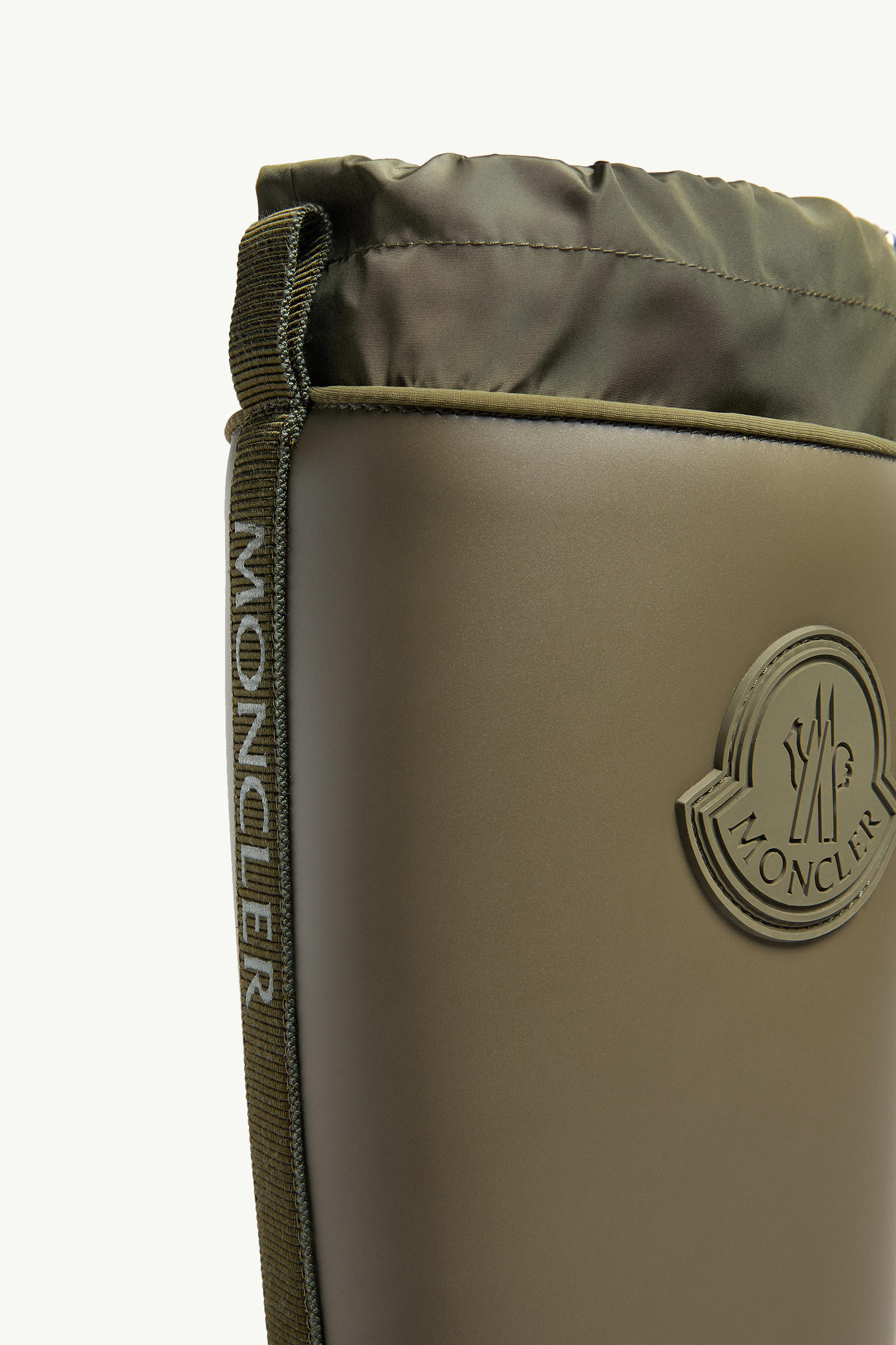 Kickstream High Rain Boots Women Olive Green Moncler 6