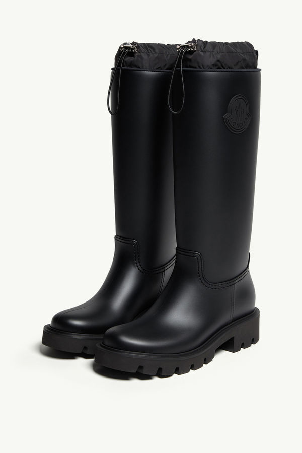 Kickstream High Rain Boots Women Black Moncler 3